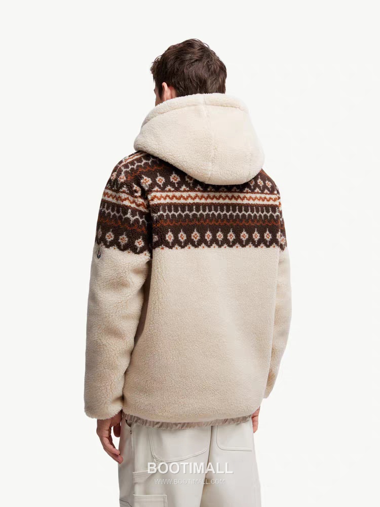 Gucci Geometric Jacquard Hoodie Wool Blend Brown 구찌 지오메트릭 자카드 후디 울 혼방 브라운 S, M, L, XL 3