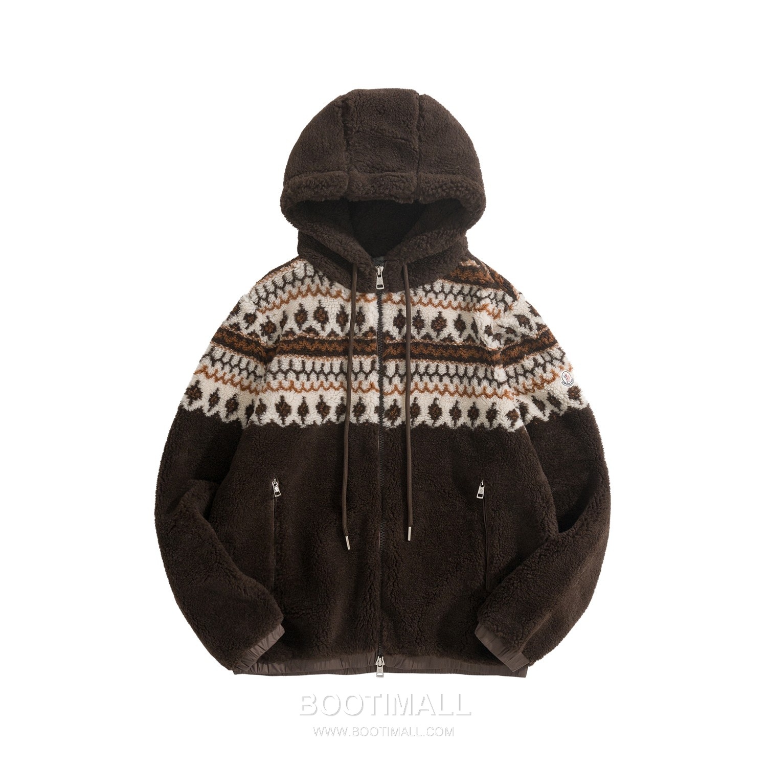 Gucci Geometric Jacquard Hoodie Wool Blend Brown 구찌 지오메트릭 자카드 후디 울 혼방 브라운 S, M, L, XL 14