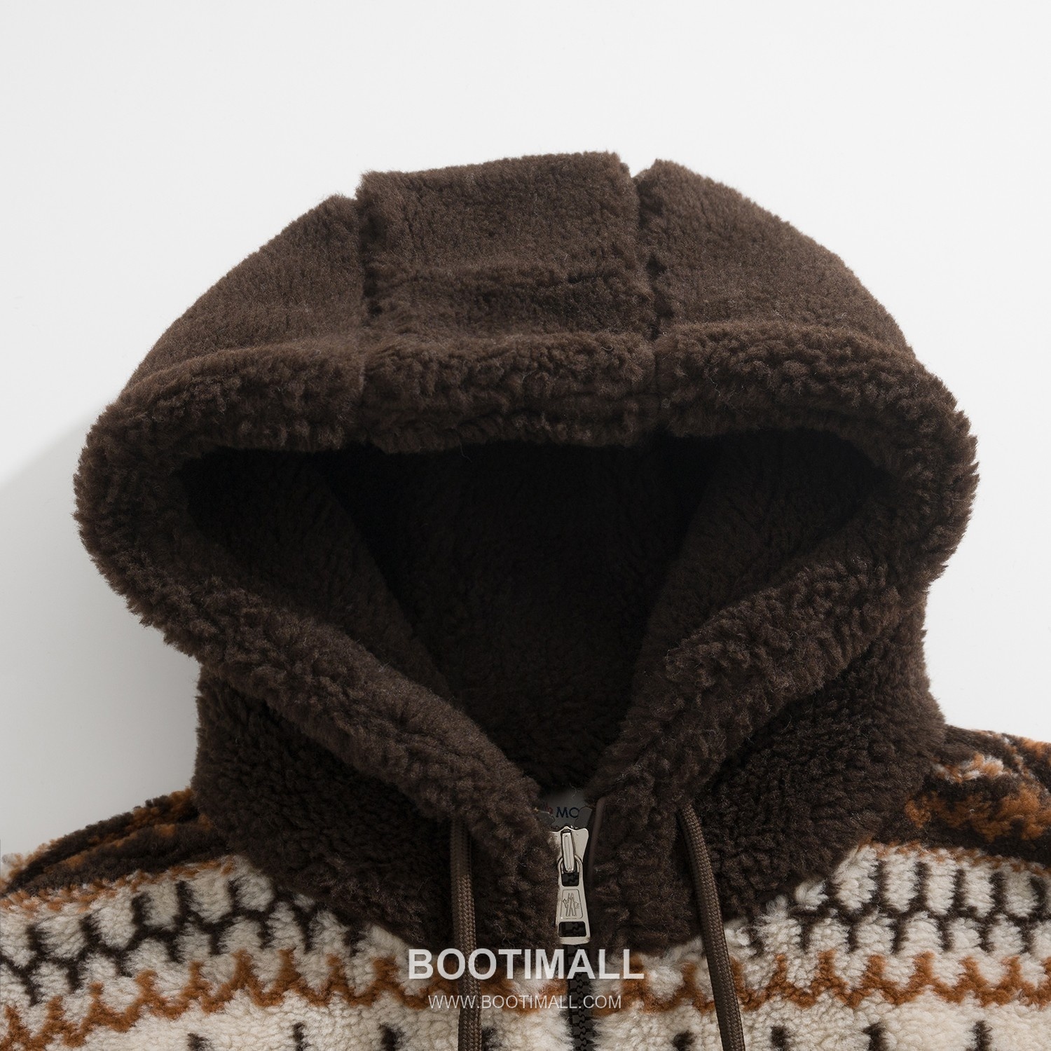 Gucci Geometric Jacquard Hoodie Wool Blend Brown 구찌 지오메트릭 자카드 후디 울 혼방 브라운 S, M, L, XL 16