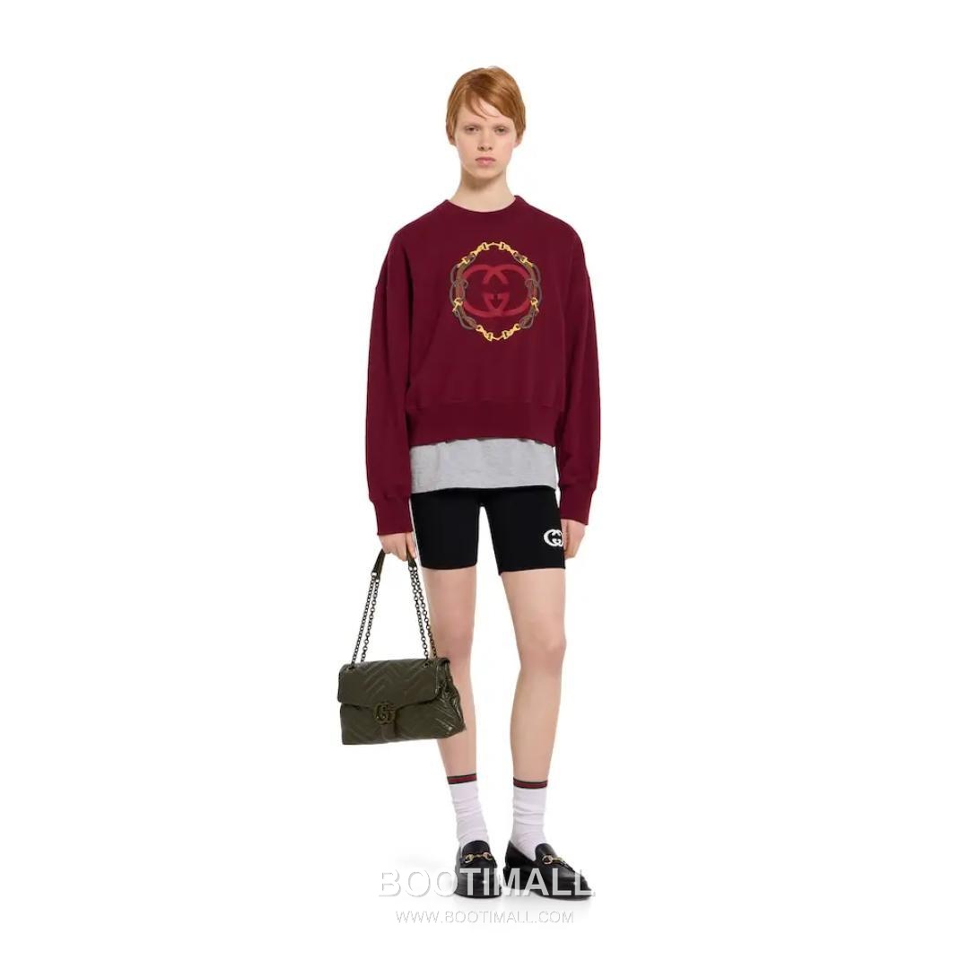 Gucci Print Knit Sweatshirt Knitted Cotton Multicolor 구찌 프린트 니트 스웨트셔츠 니트 코튼 멀티컬러 1