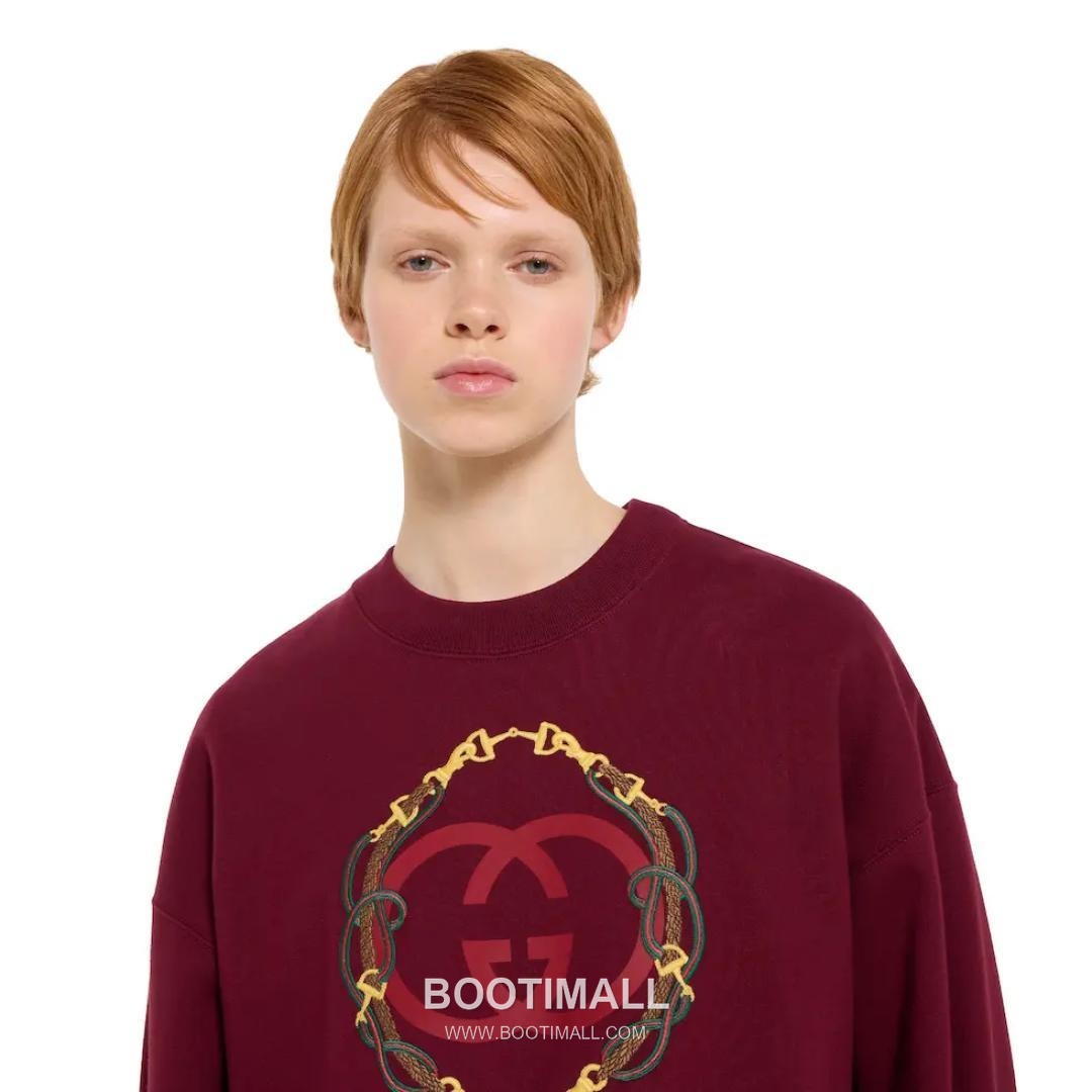 Gucci Print Knit Sweatshirt Knitted Cotton Multicolor 구찌 프린트 니트 스웨트셔츠 니트 코튼 멀티컬러 2