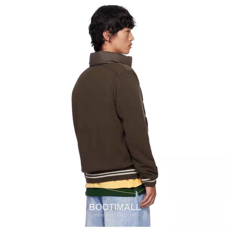 Gucci Down Knit Cardigan Brown Down Jacket 구찌 다운 니트 가디건 브라운 다운재킷 S, M, L, XL 2