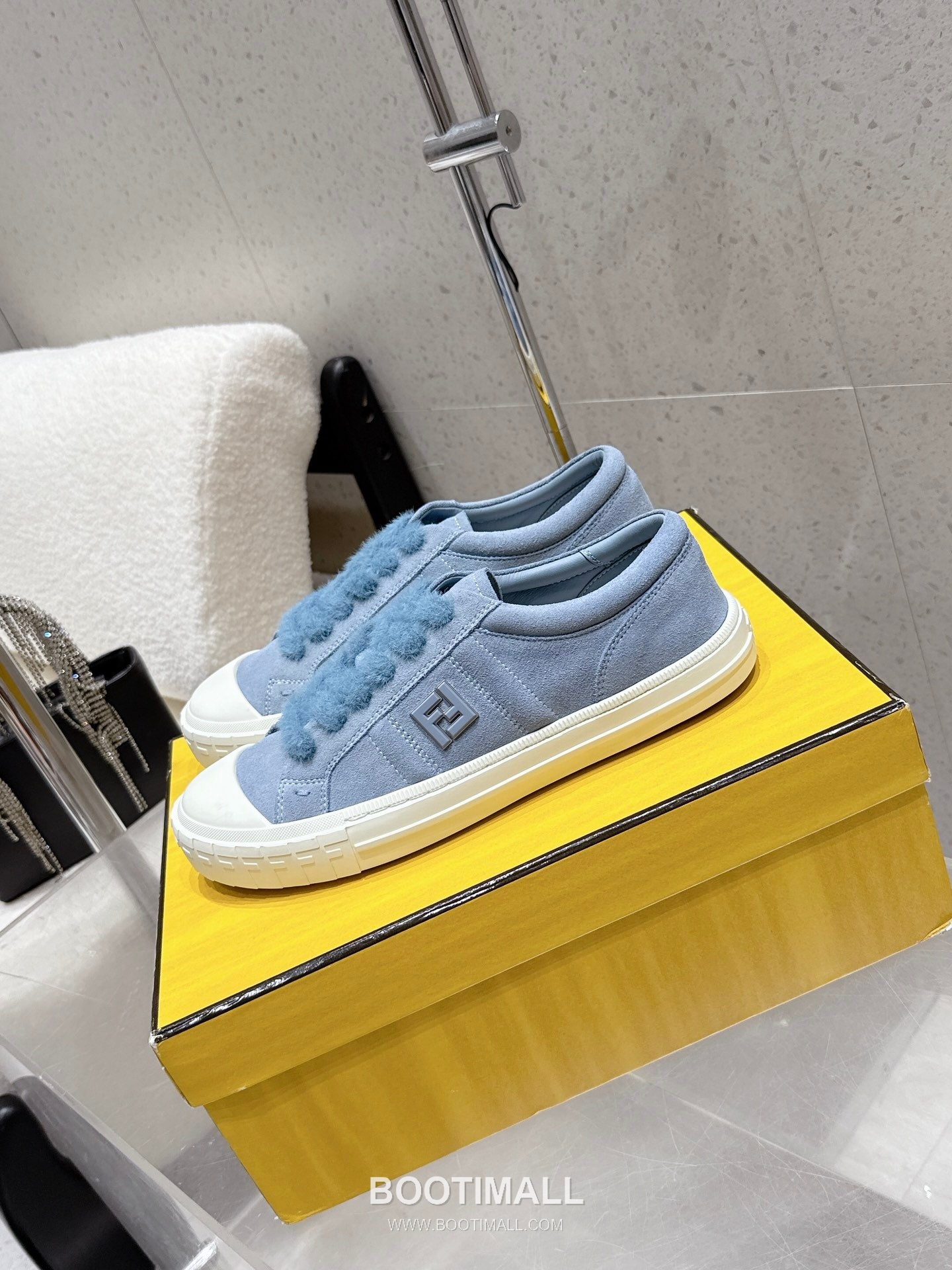 Fendi FF Low Sneakers Leather Black 펜디 FF 로우 스니커즈 레더 블랙 4