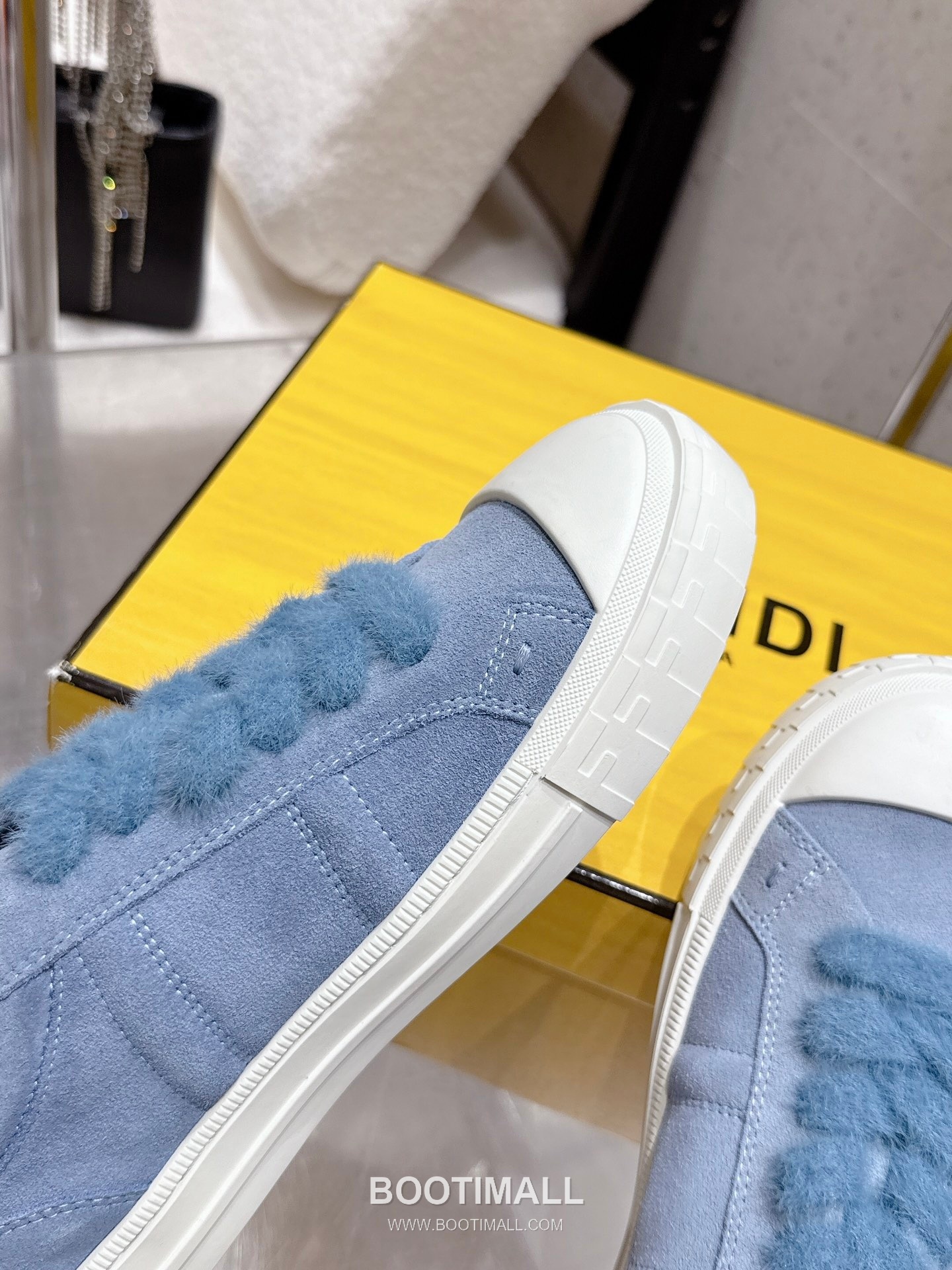 Fendi FF Low Sneakers Leather Black 펜디 FF 로우 스니커즈 레더 블랙 6