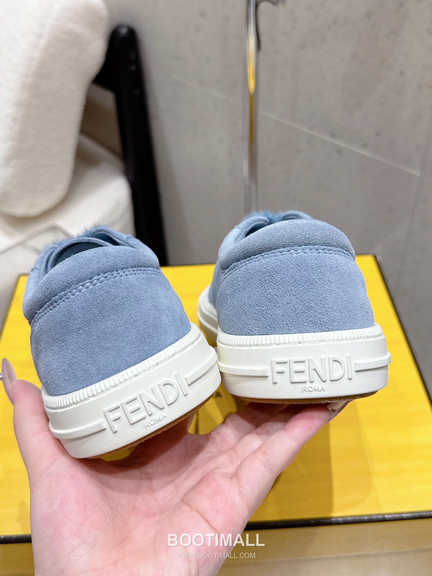 Fendi FF Low Sneakers Leather Black 펜디 FF 로우 스니커즈 레더 블랙 9