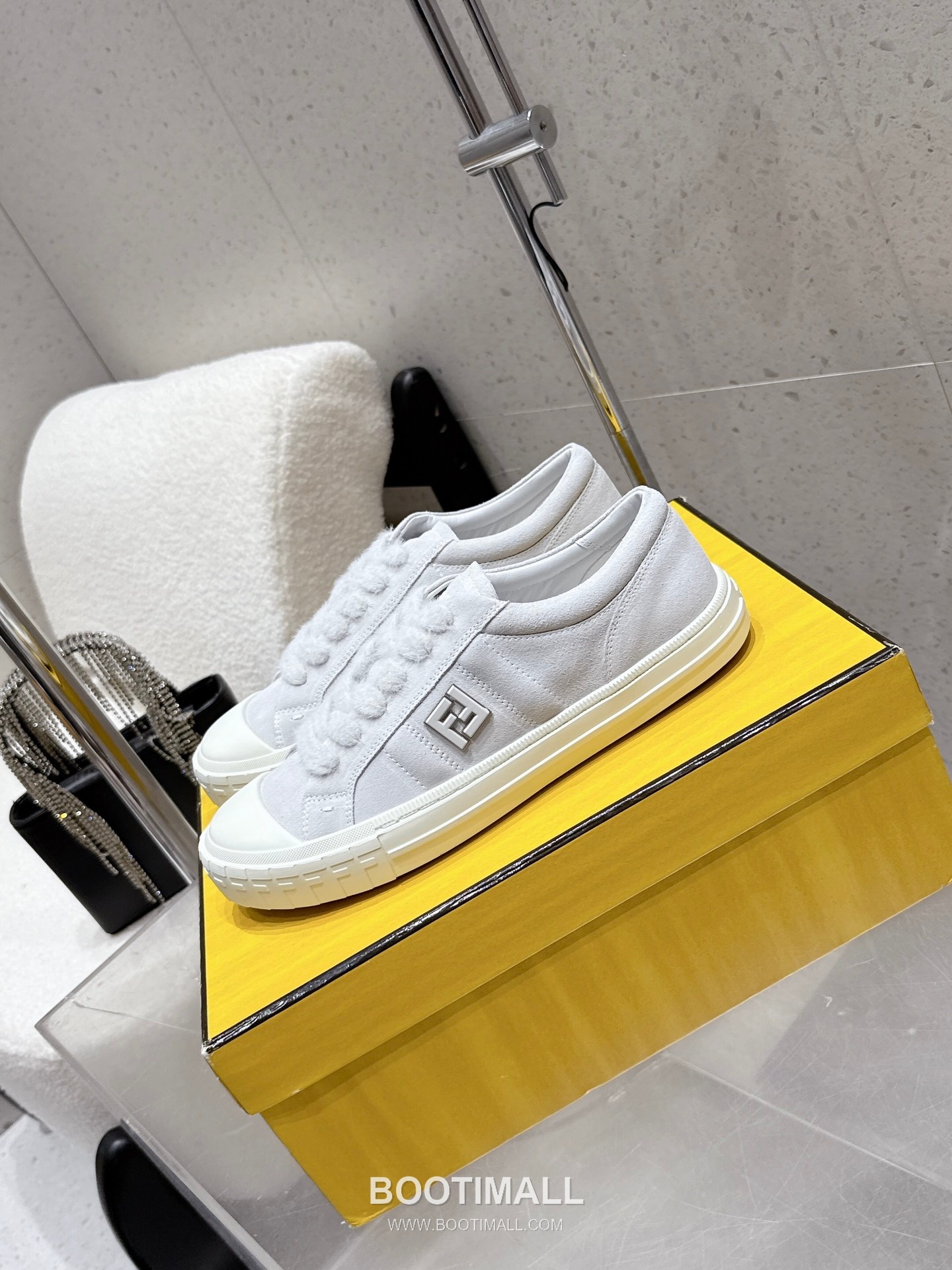 Fendi FF Low Sneakers Leather Black 펜디 FF 로우 스니커즈 레더 블랙 4