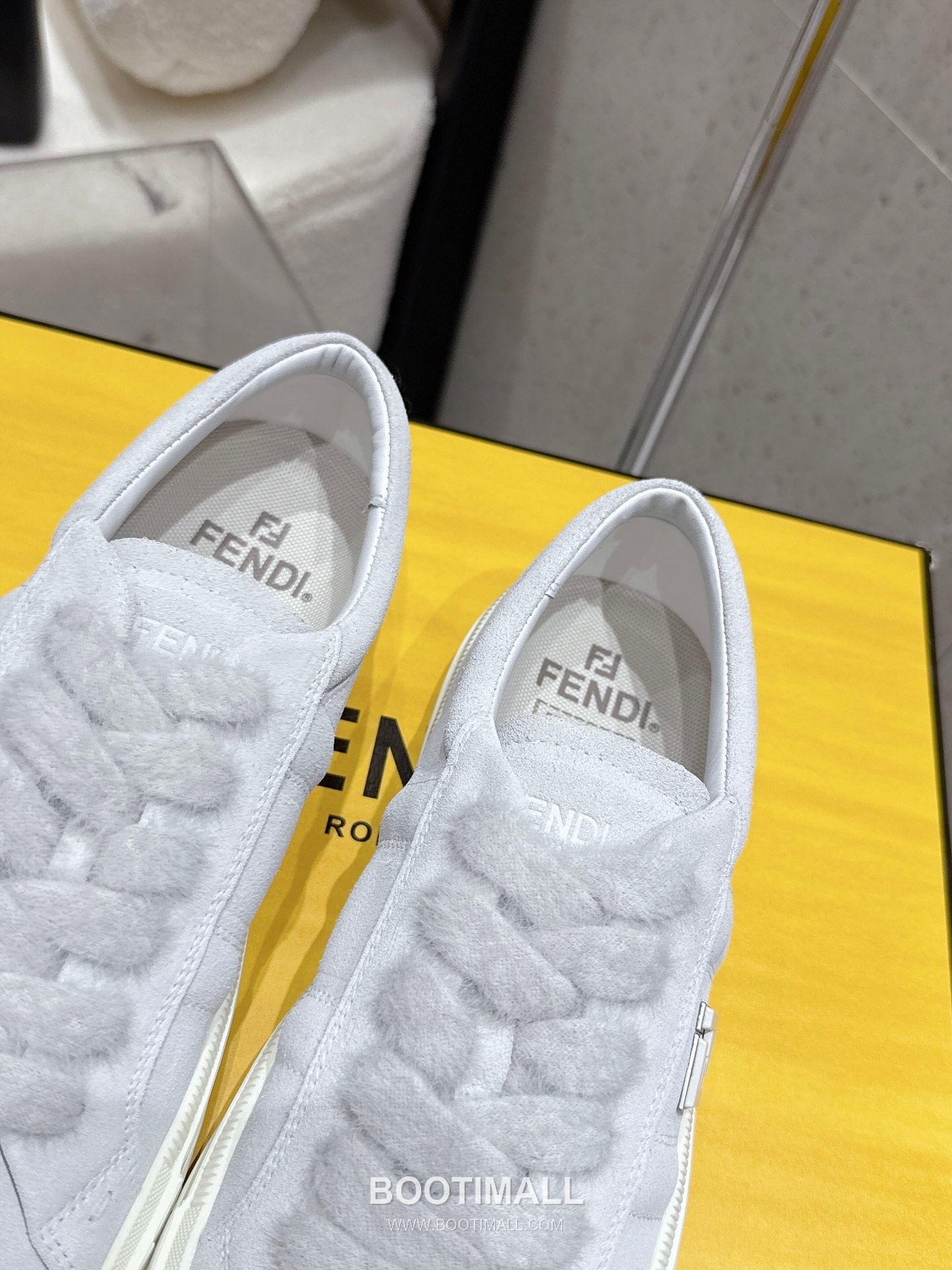 Fendi FF Low Sneakers Leather Black 펜디 FF 로우 스니커즈 레더 블랙 8