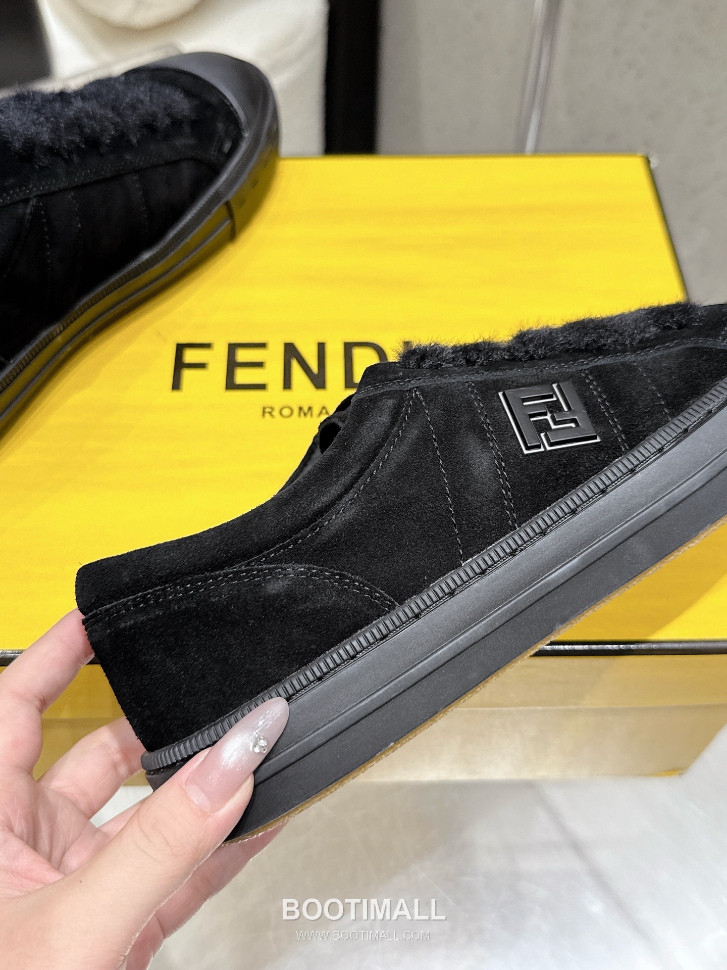 Fendi FF Low Sneakers Leather Black 펜디 FF 로우 스니커즈 레더 블랙 7