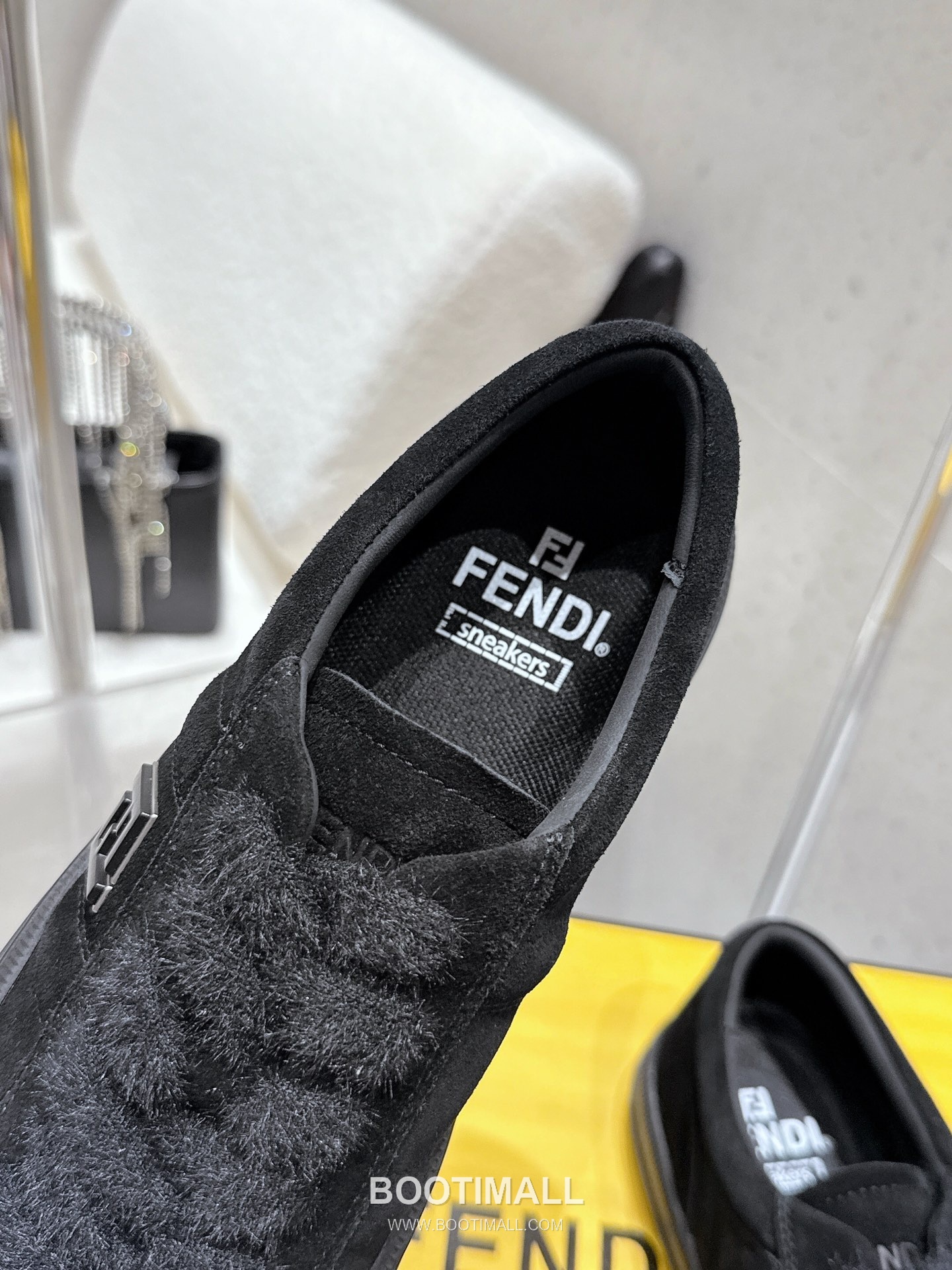 Fendi FF Low Sneakers Leather Black 펜디 FF 로우 스니커즈 레더 블랙 8