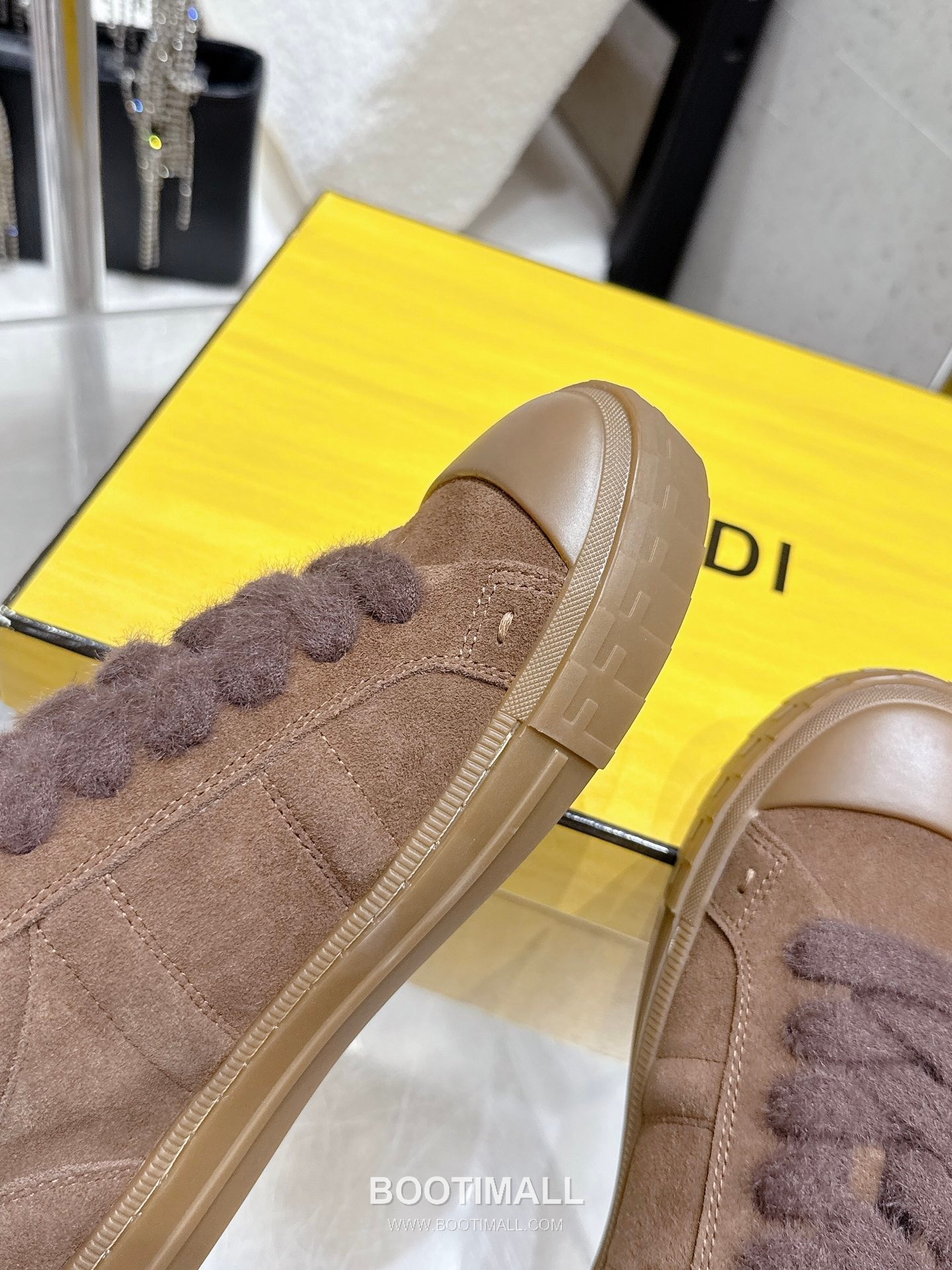 Fendi FF Low Sneakers Leather Black 펜디 FF 로우 스니커즈 레더 블랙 6