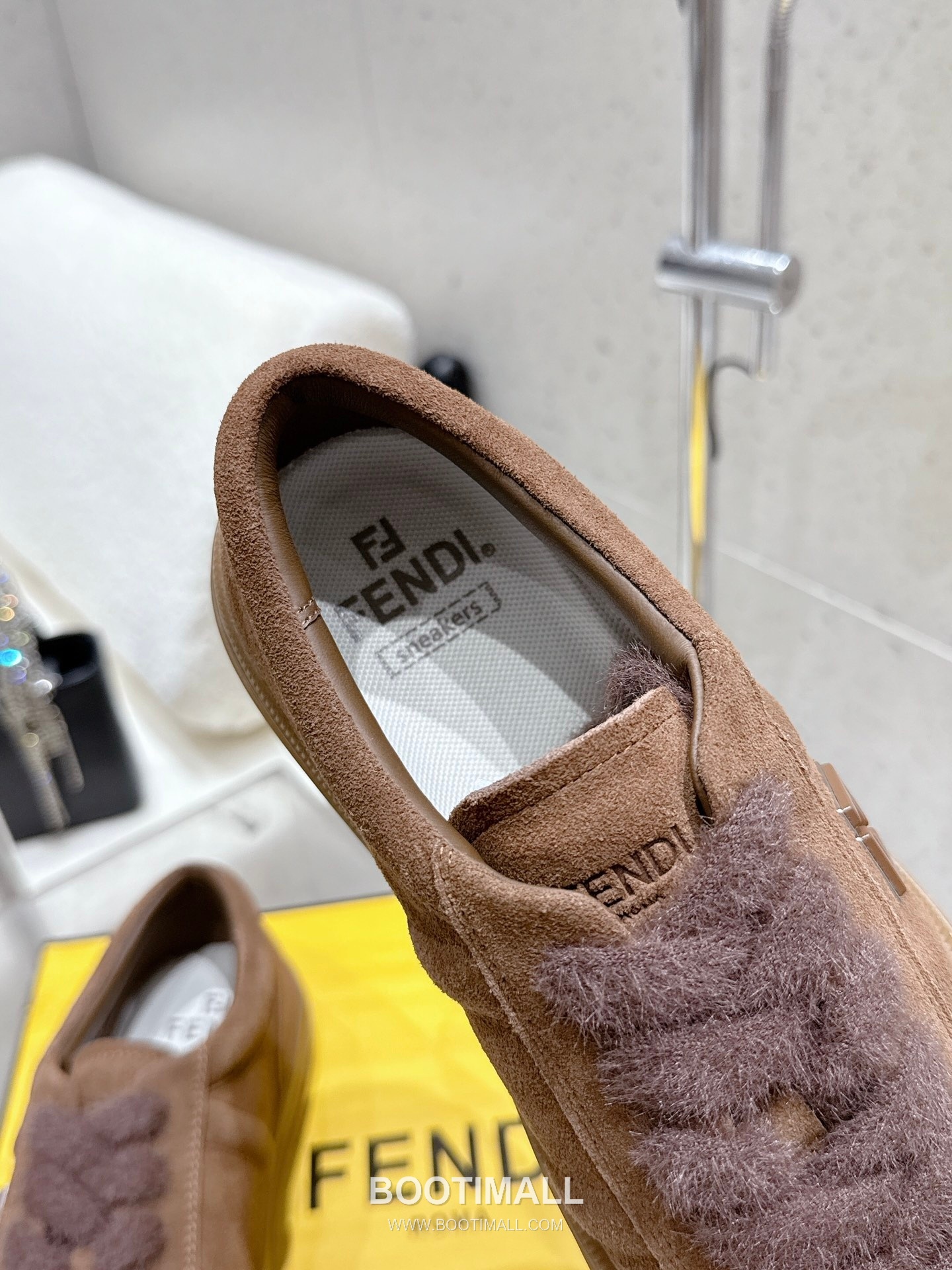 Fendi FF Low Sneakers Leather Black 펜디 FF 로우 스니커즈 레더 블랙 8