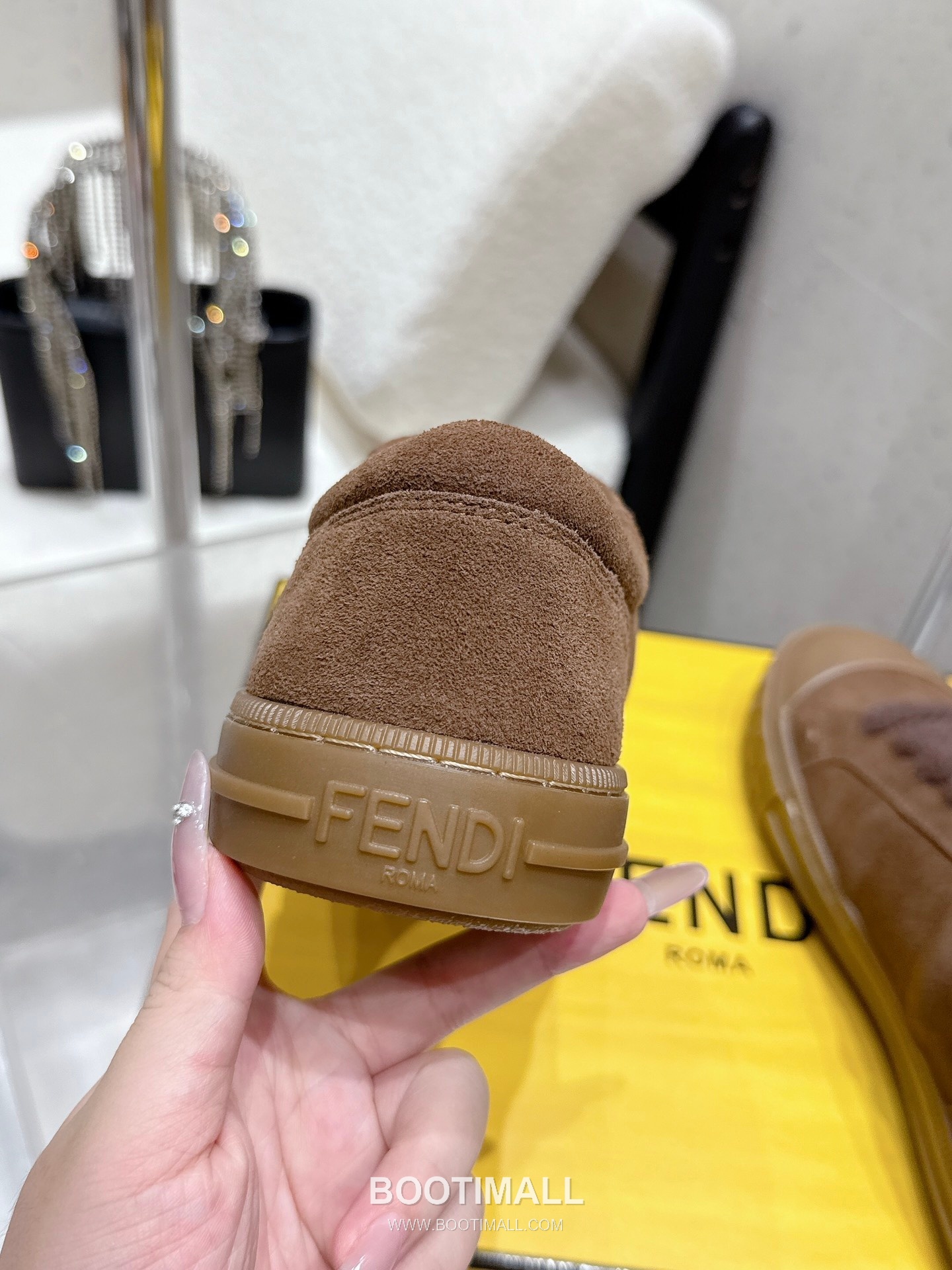 Fendi FF Low Sneakers Leather Black 펜디 FF 로우 스니커즈 레더 블랙 9