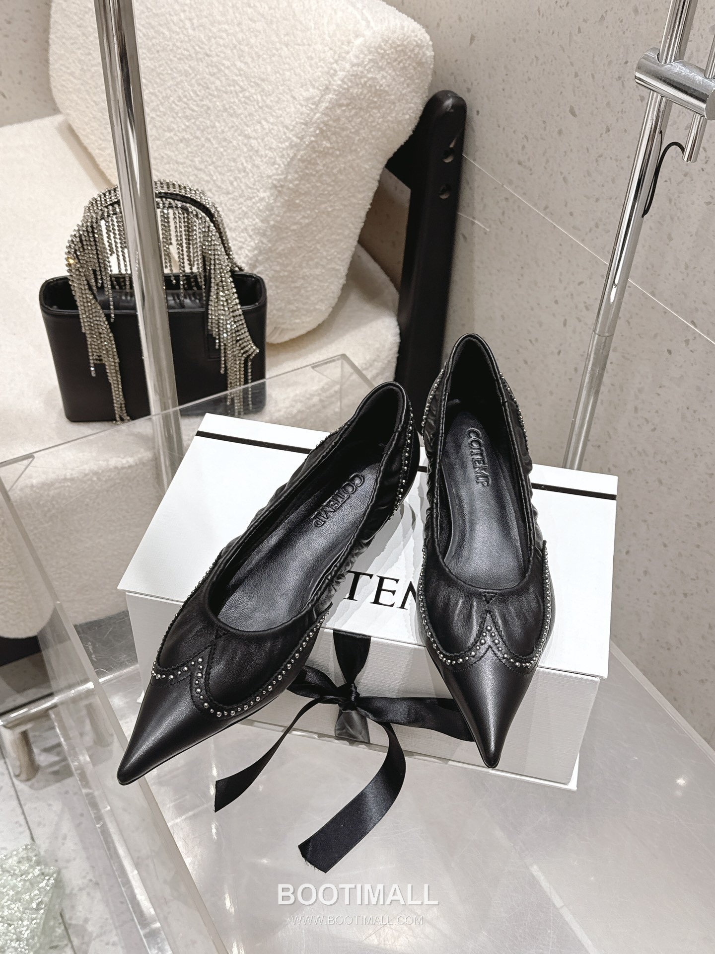 Cotemp Studded Brogue Kitten Heel Pumps 코템프 스터드 브로그 키튼힐 펌프스 4