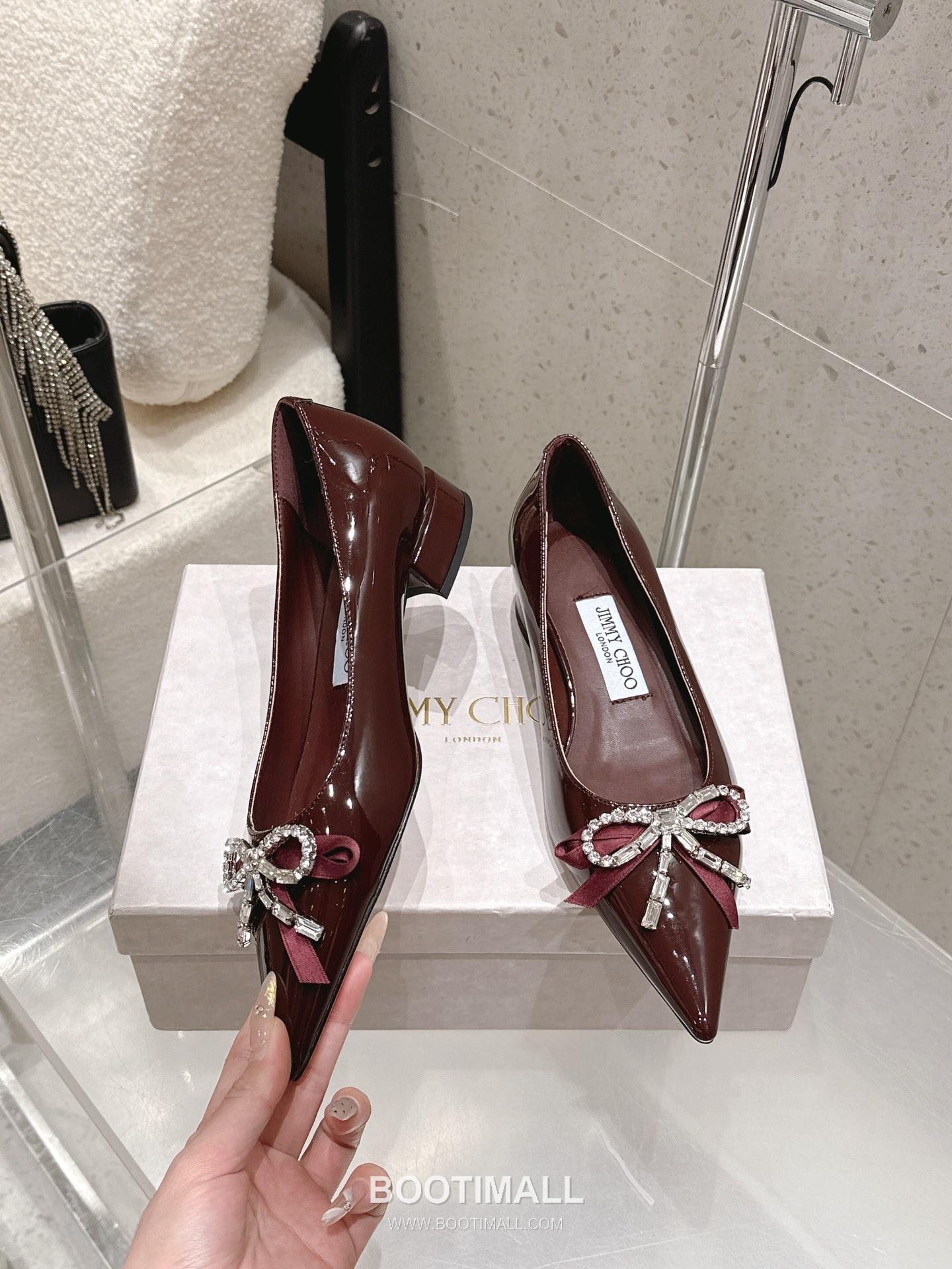 Jimmy Choo Auria Crystal Bow Pumps 지미추 아우리아 크리스탈 보우 펌프스 3
