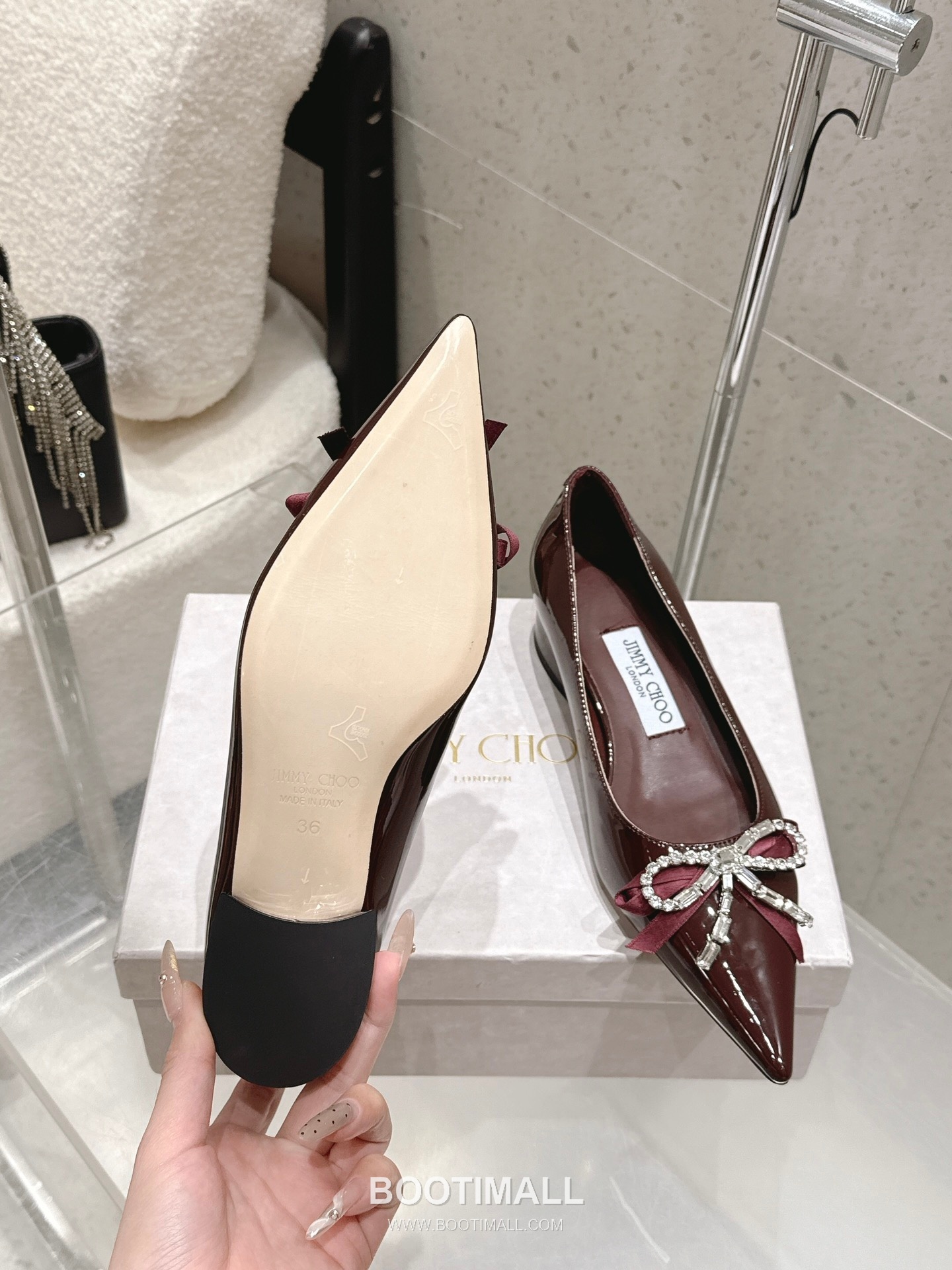 Jimmy Choo Auria Crystal Bow Pumps 지미추 아우리아 크리스탈 보우 펌프스 9