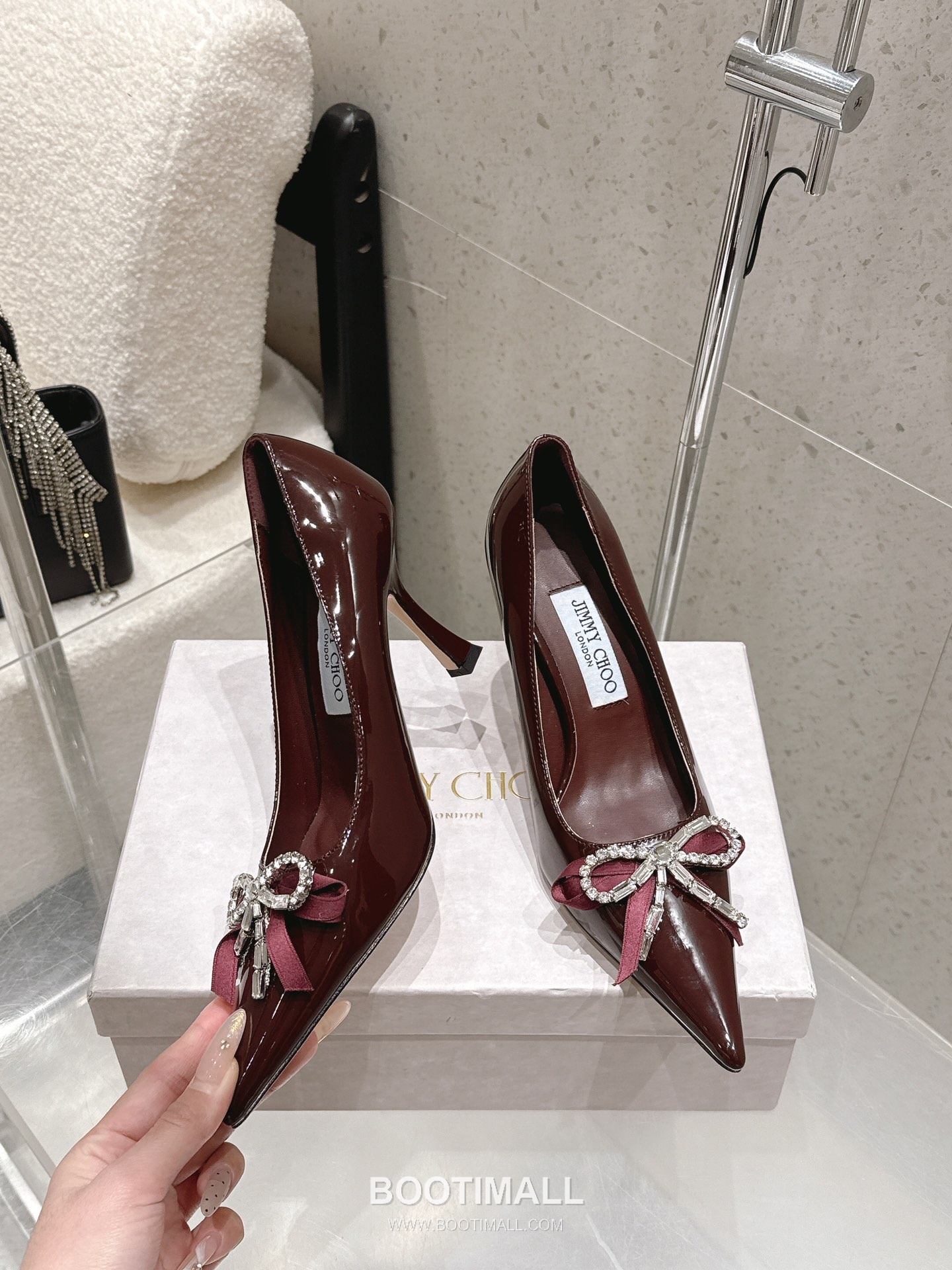 Jimmy Choo Auria Crystal Bow Pumps 지미추 아우리아 크리스탈 보우 펌프스 3