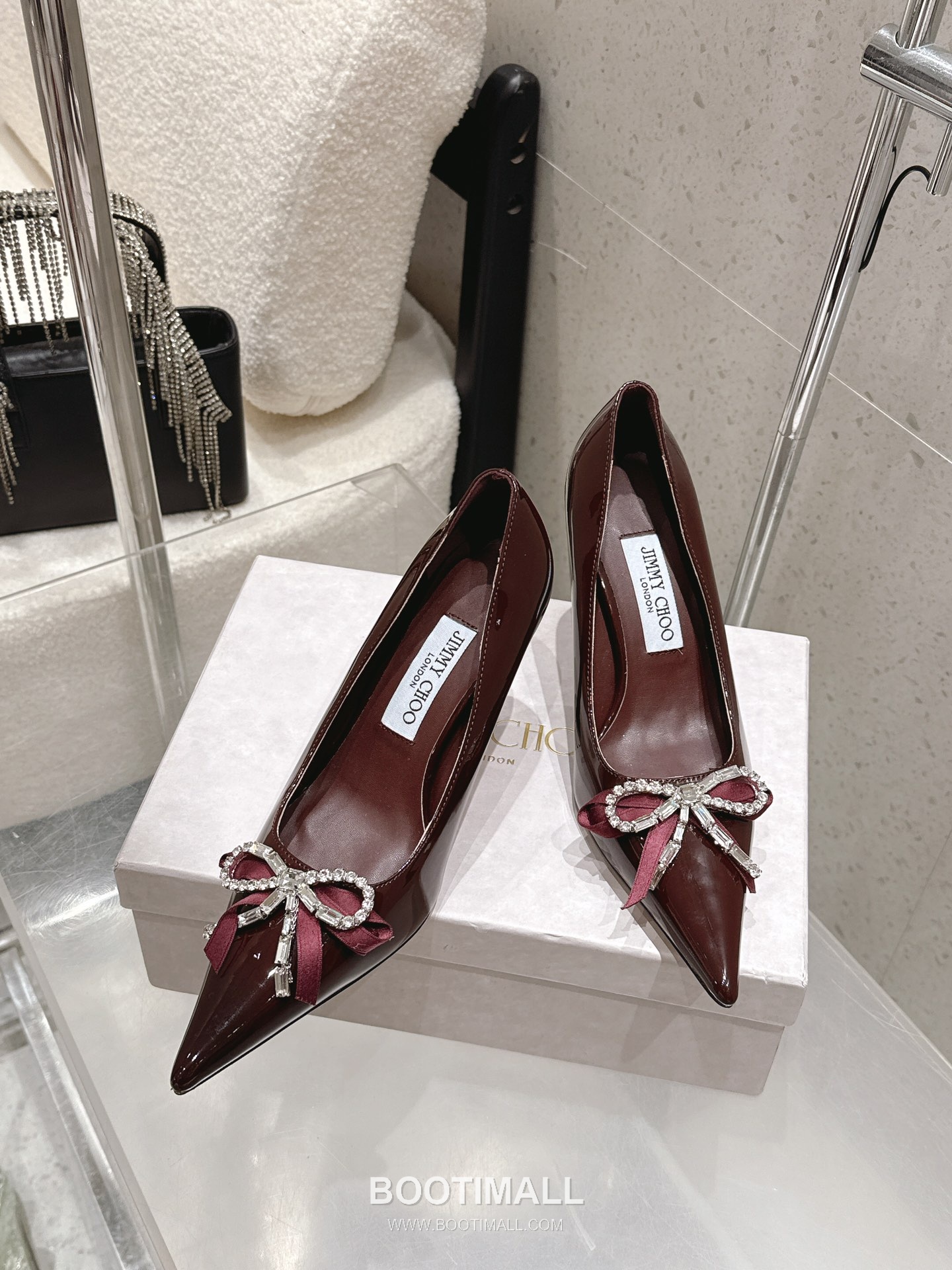 Jimmy Choo Auria Crystal Bow Pumps 지미추 아우리아 크리스탈 보우 펌프스 4