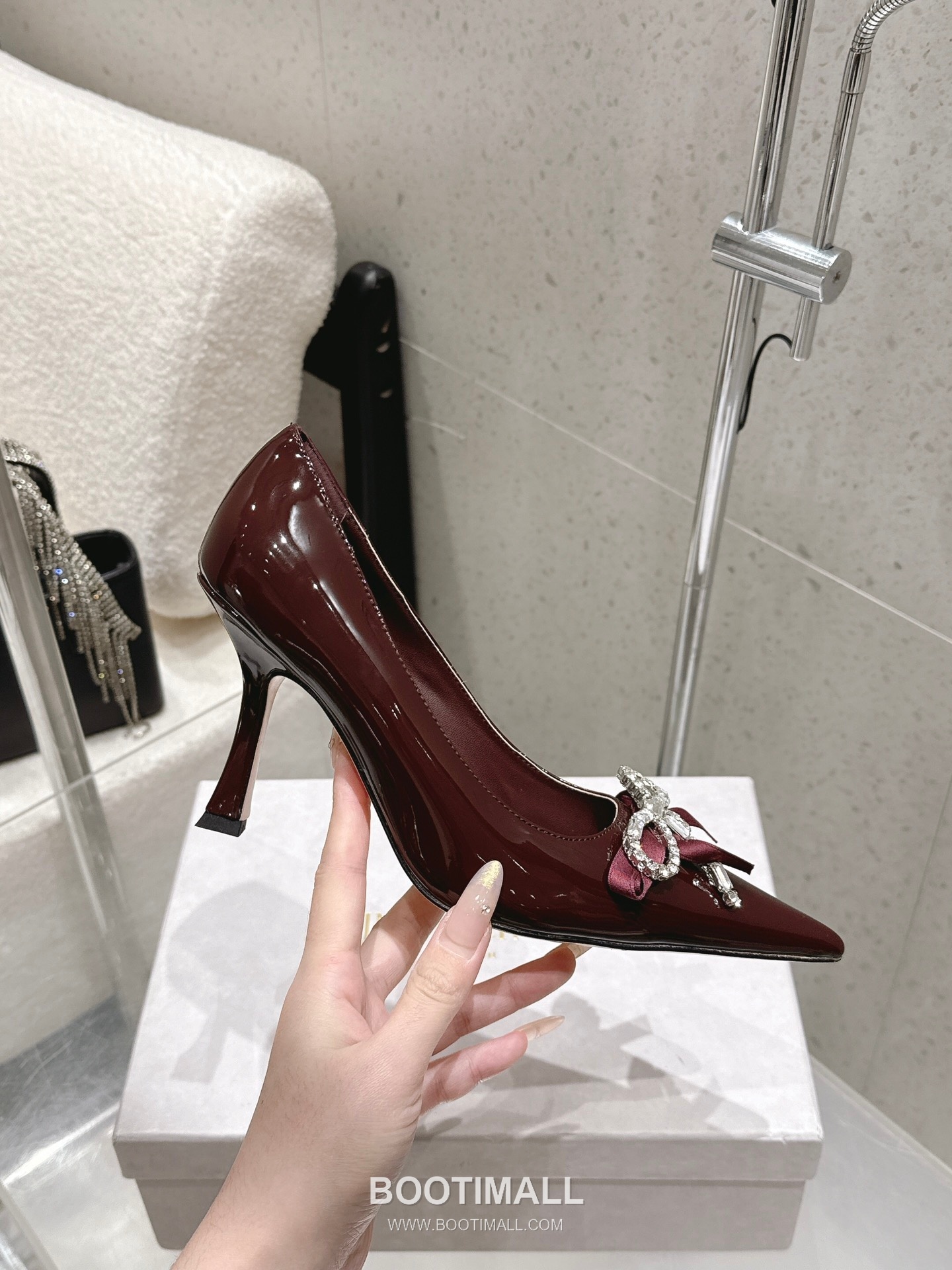 Jimmy Choo Auria Crystal Bow Pumps 지미추 아우리아 크리스탈 보우 펌프스 5