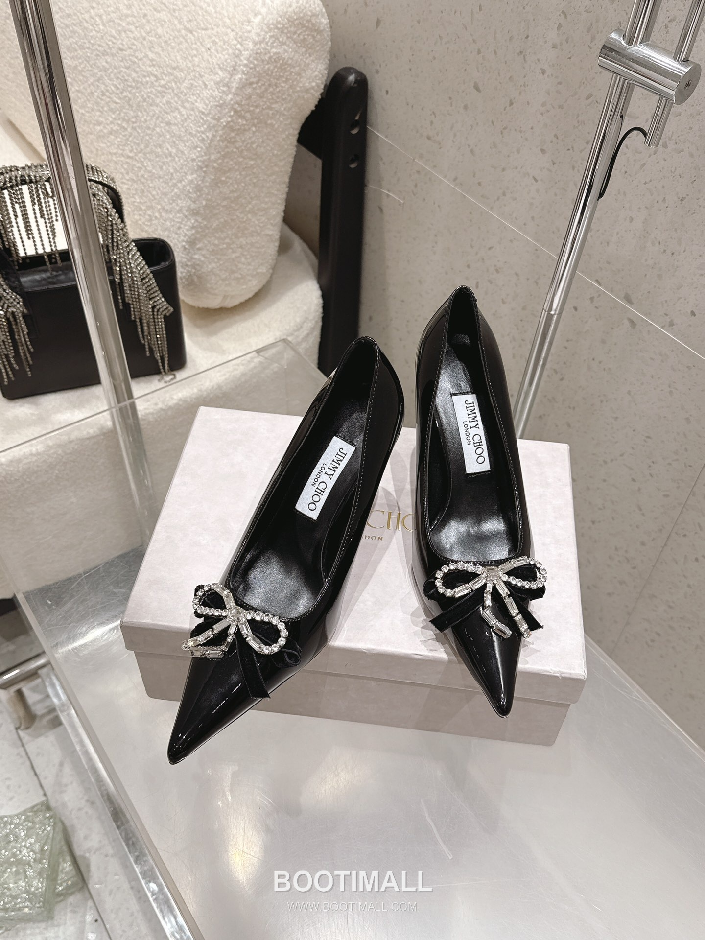 Jimmy Choo Auria Crystal Bow Pumps 지미추 아우리아 크리스탈 보우 펌프스 4