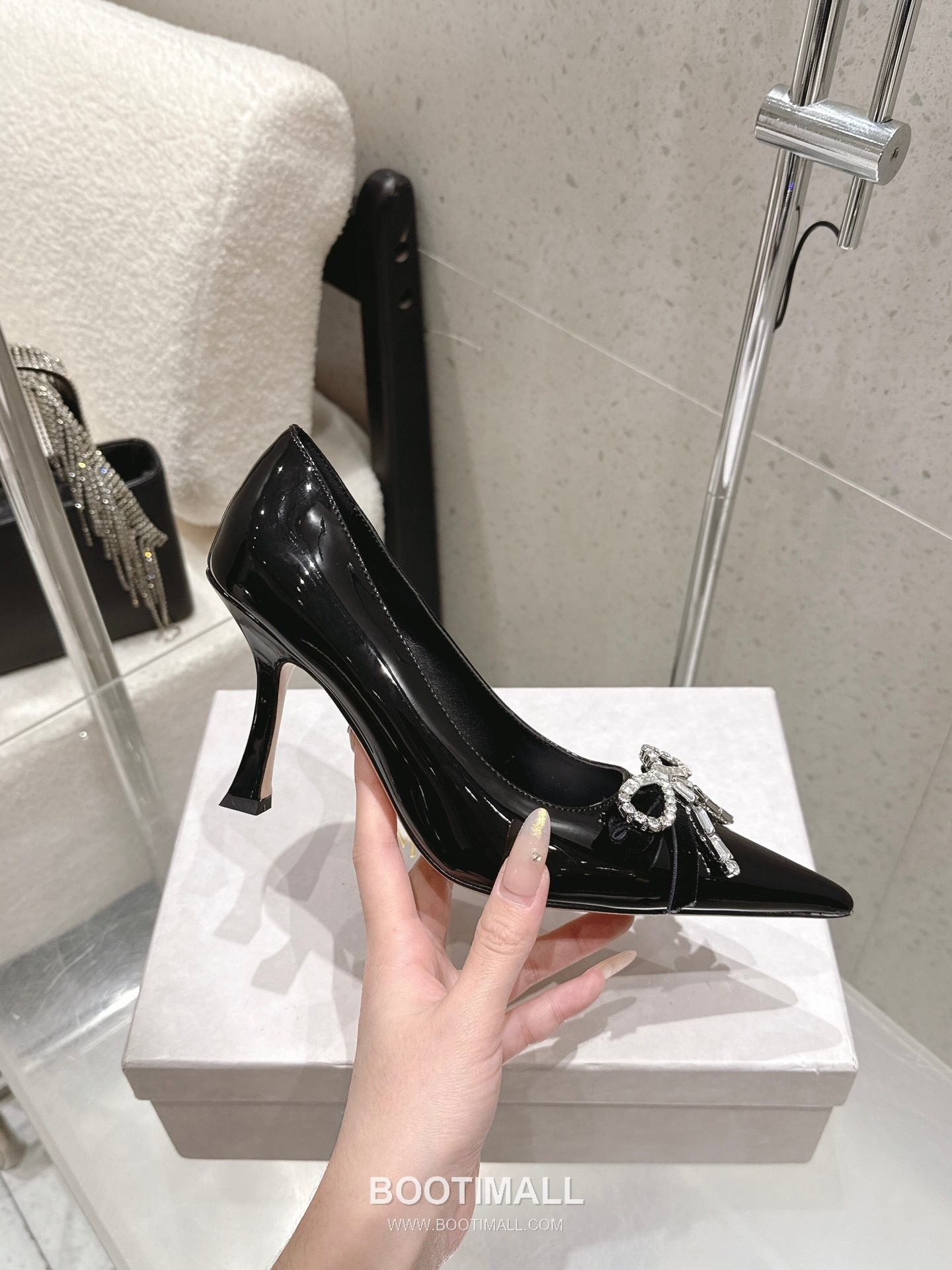 Jimmy Choo Auria Crystal Bow Pumps 지미추 아우리아 크리스탈 보우 펌프스 5