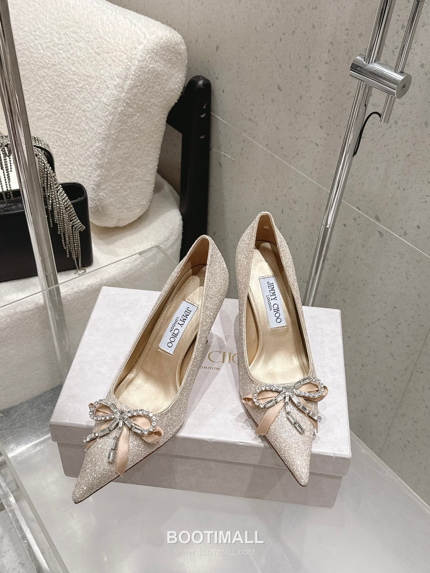 Jimmy Choo Auria Crystal Bow Pumps 지미추 아우리아 크리스탈 보우 펌프스 4
