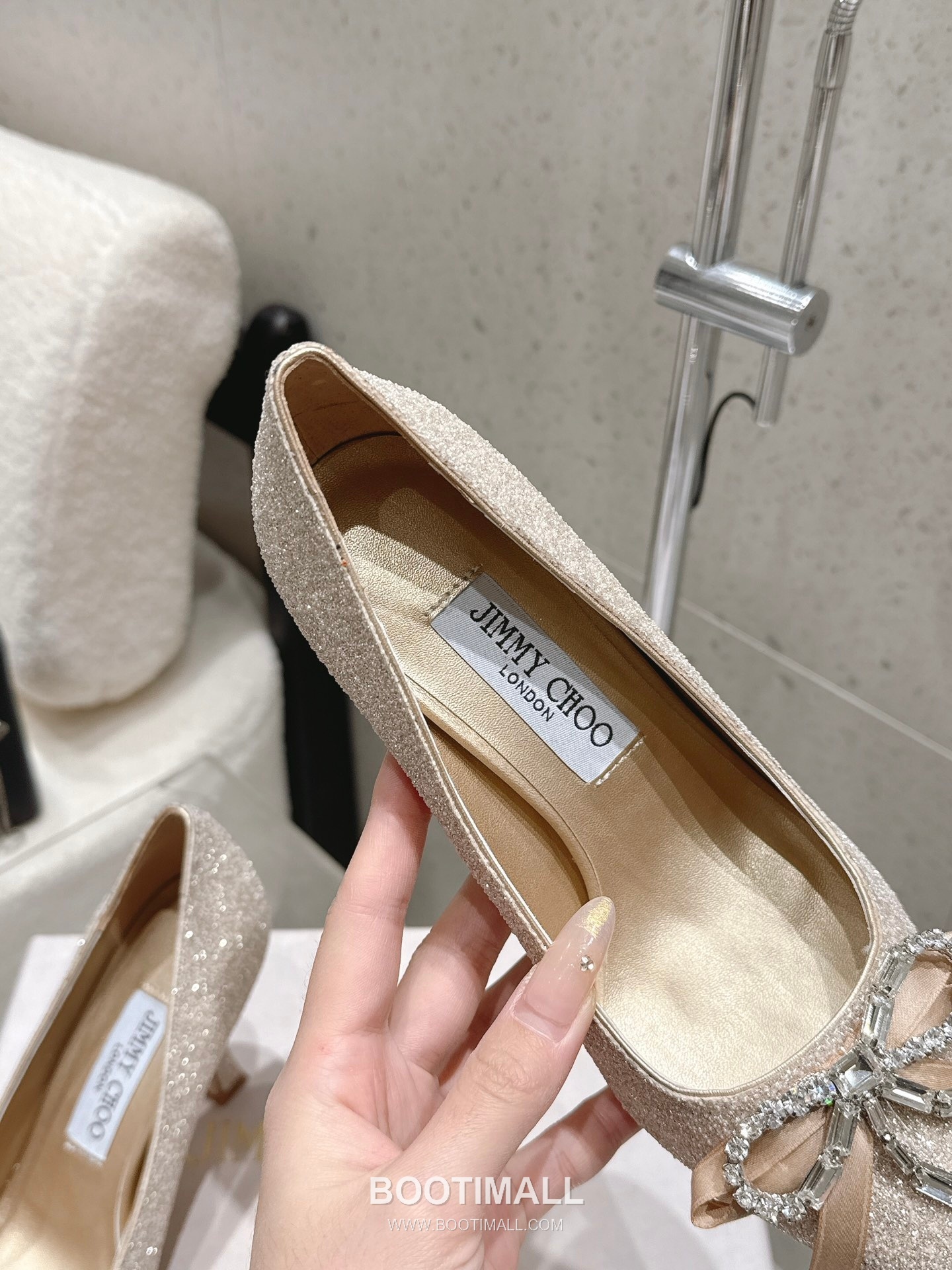 Jimmy Choo Auria Crystal Bow Pumps 지미추 아우리아 크리스탈 보우 펌프스 6