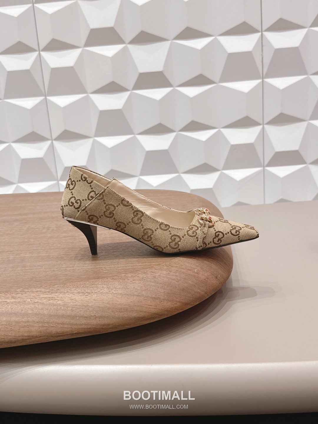 Gucci Jacquard Square Toe Mid Heel Pumps 구찌 자카드 스퀘어토 미드힐 펌프스 5