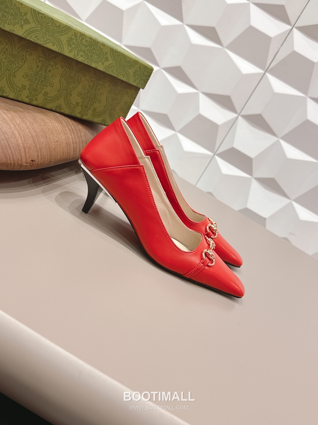 Gucci Jacquard Square Toe Mid Heel Pumps 구찌 자카드 스퀘어토 미드힐 펌프스 3