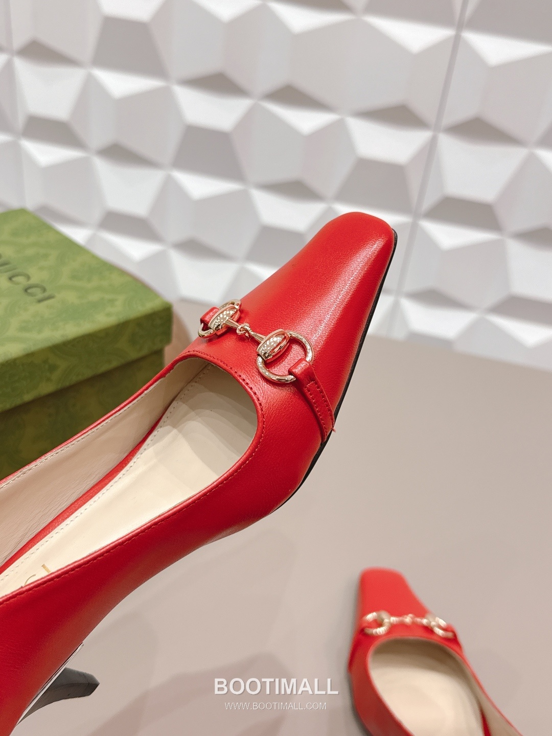 Gucci Jacquard Square Toe Mid Heel Pumps 구찌 자카드 스퀘어토 미드힐 펌프스 6