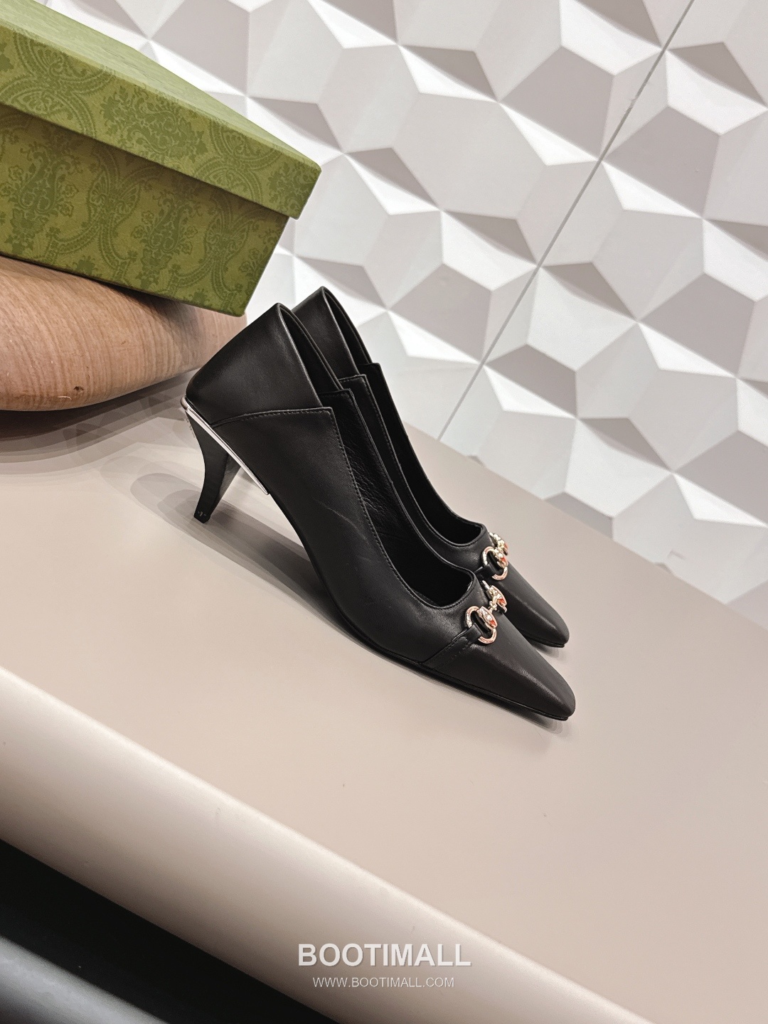 Gucci Jacquard Square Toe Mid Heel Pumps 구찌 자카드 스퀘어토 미드힐 펌프스 3