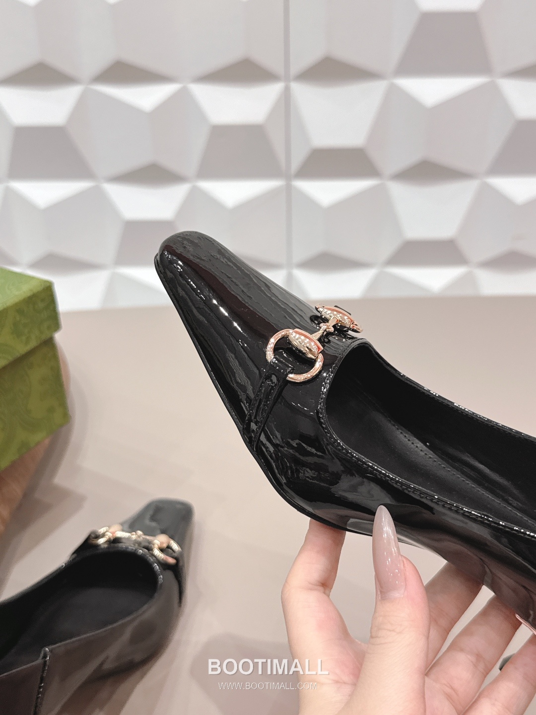 Gucci Jacquard Square Toe Mid Heel Pumps 구찌 자카드 스퀘어토 미드힐 펌프스 6