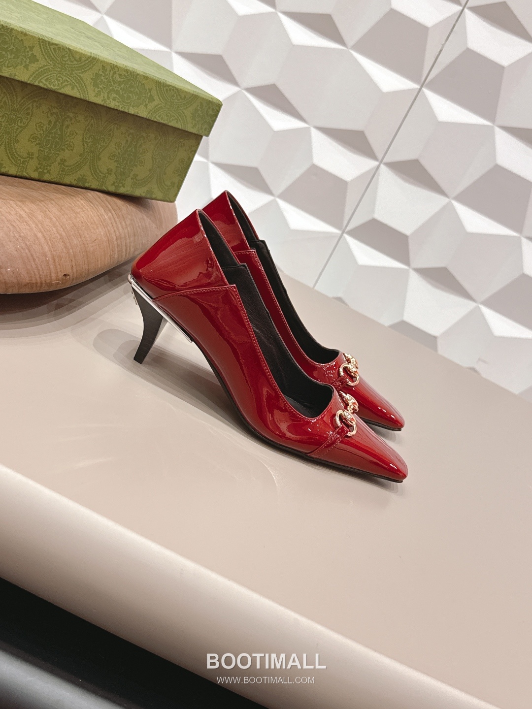 Gucci Jacquard Square Toe Mid Heel Pumps 구찌 자카드 스퀘어토 미드힐 펌프스 3