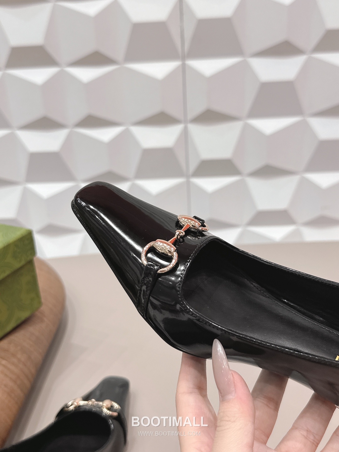 Gucci Jacquard Square Toe Mid Heel Pumps 구찌 자카드 스퀘어토 미드힐 펌프스 6