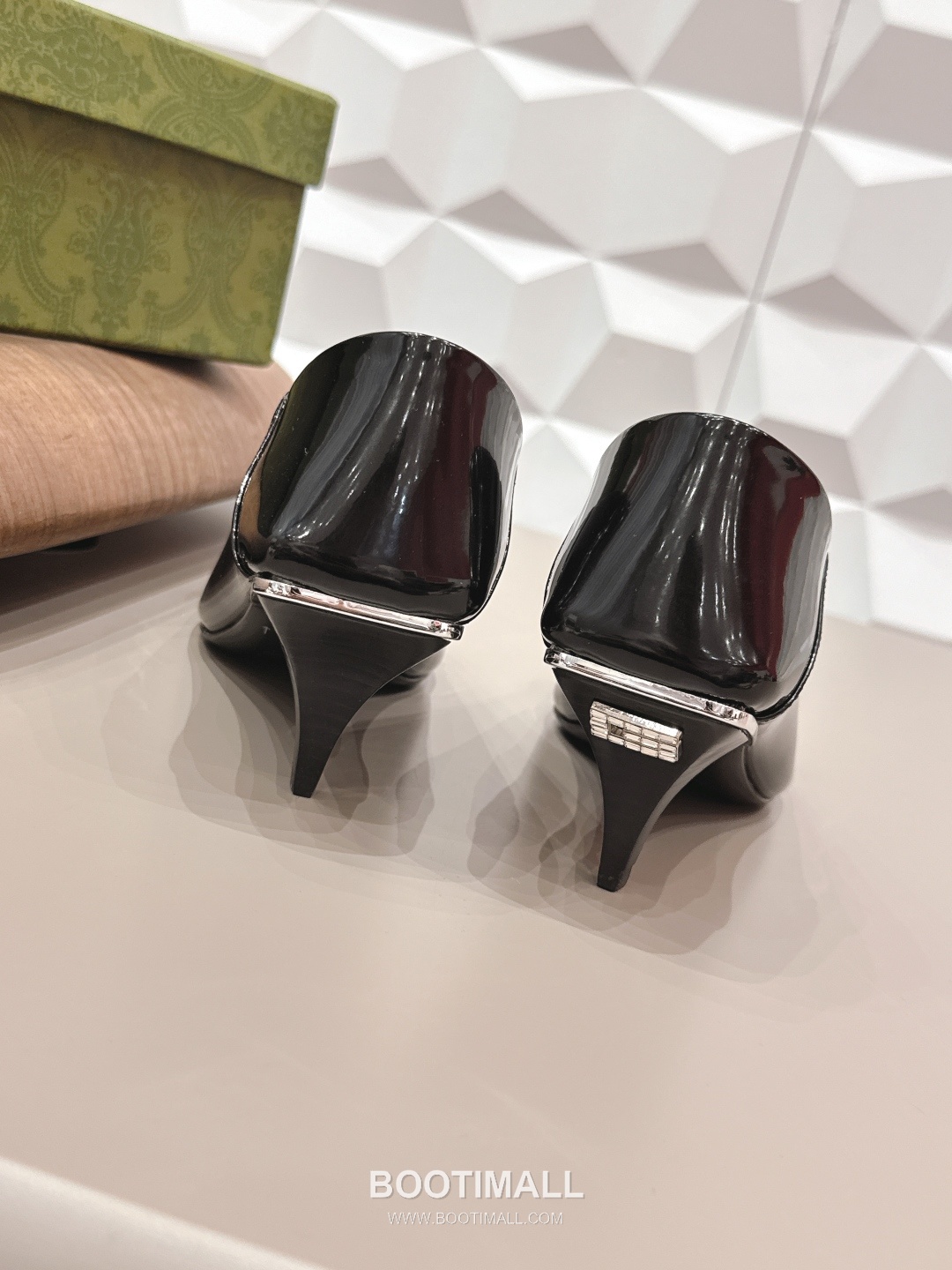 Gucci Jacquard Square Toe Mid Heel Pumps 구찌 자카드 스퀘어토 미드힐 펌프스 9