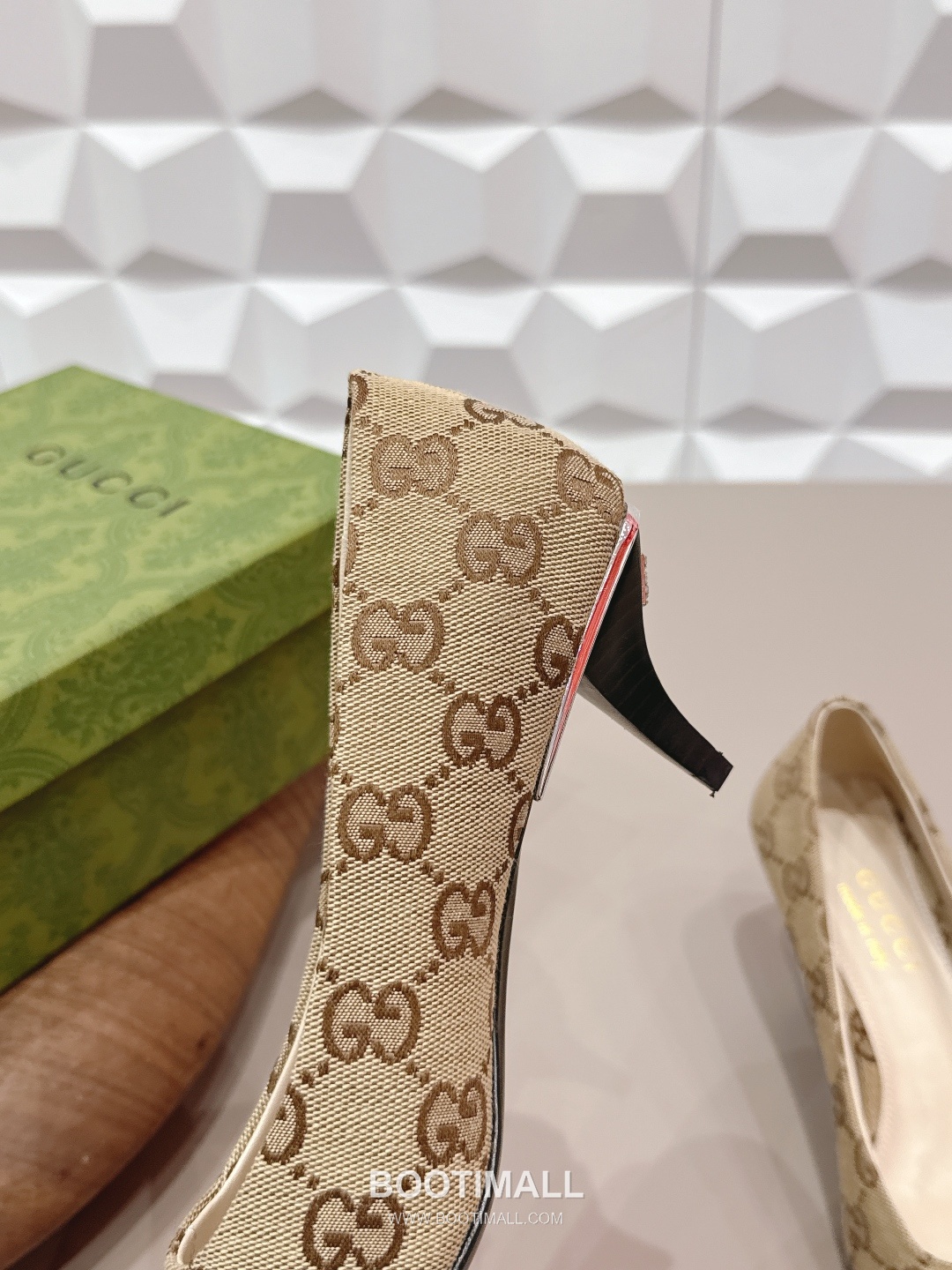 Gucci Square Toe Jacquard Mid Heel Pumps 구찌 스퀘어토 자카드 미드힐 펌프스 7