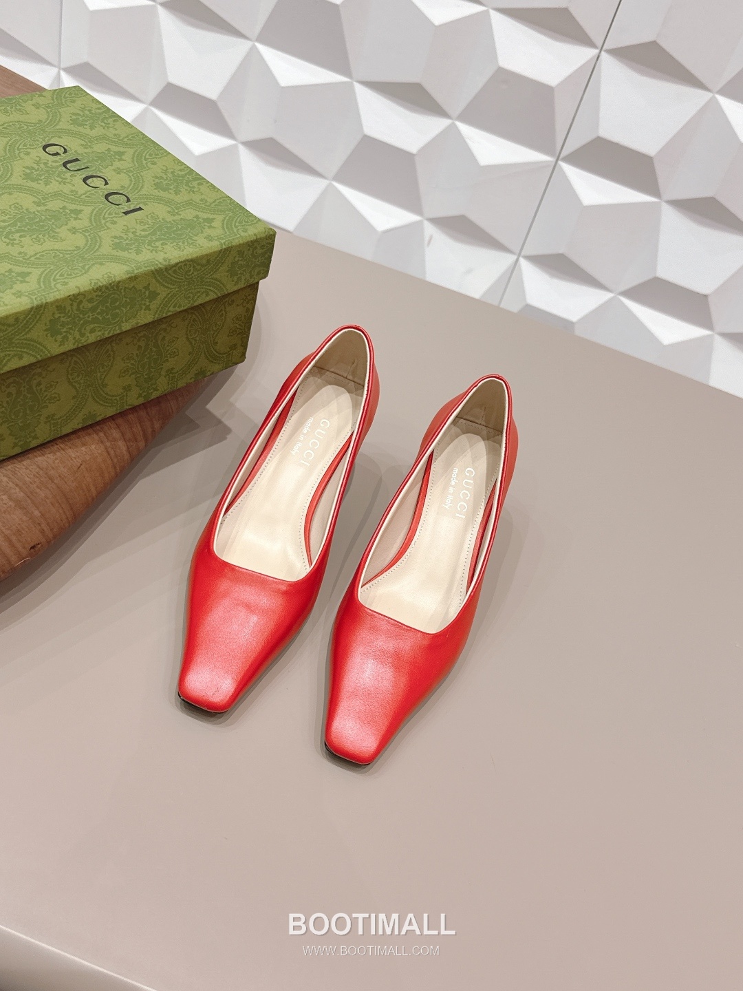 Gucci Square Toe Jacquard Mid Heel Pumps 구찌 스퀘어토 자카드 미드힐 펌프스 1