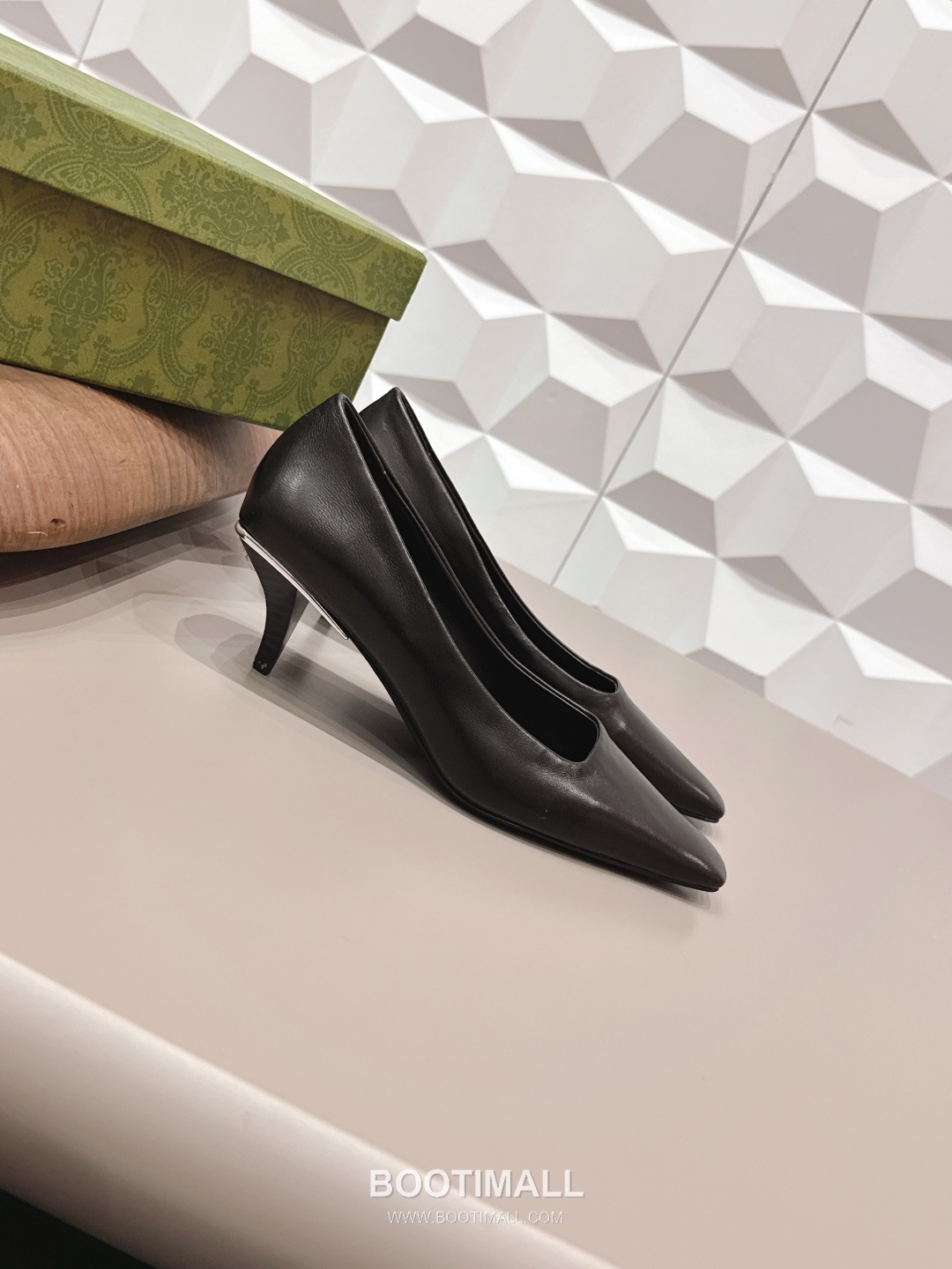 Gucci Square Toe Jacquard Mid Heel Pumps 구찌 스퀘어토 자카드 미드힐 펌프스 3