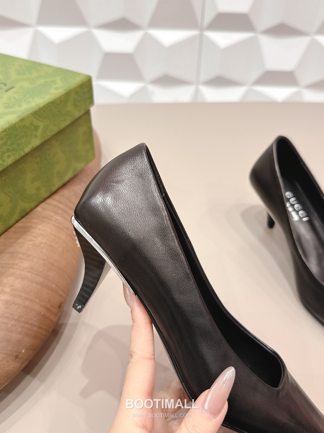 Gucci Square Toe Jacquard Mid Heel Pumps 구찌 스퀘어토 자카드 미드힐 펌프스 8