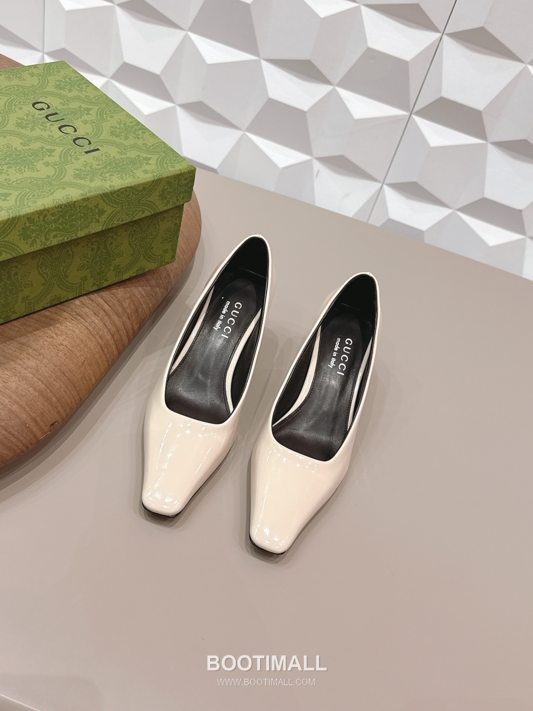 Gucci Square Toe Jacquard Mid Heel Pumps 구찌 스퀘어토 자카드 미드힐 펌프스 1