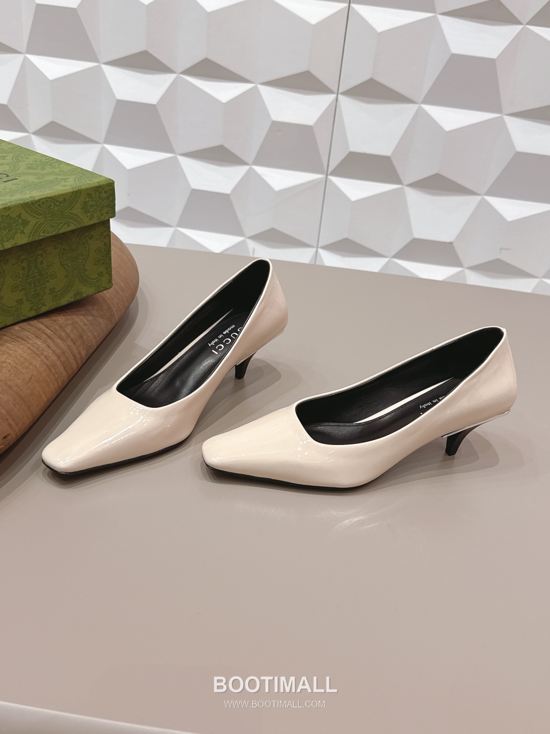 Gucci Square Toe Jacquard Mid Heel Pumps 구찌 스퀘어토 자카드 미드힐 펌프스 2