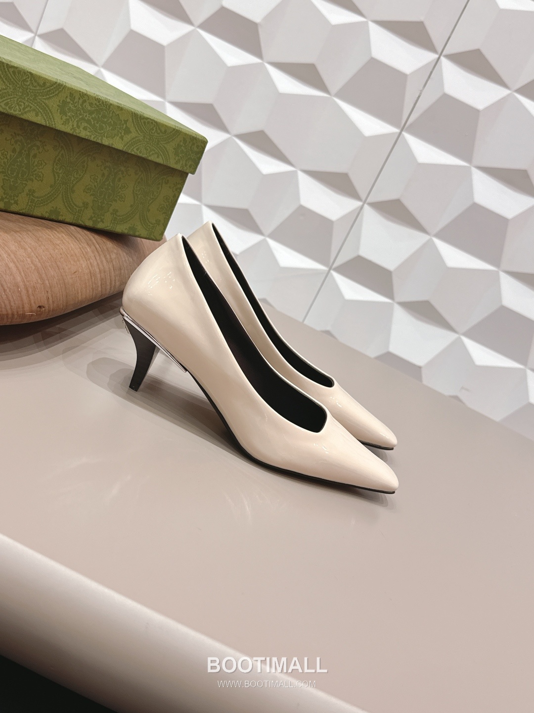 Gucci Square Toe Jacquard Mid Heel Pumps 구찌 스퀘어토 자카드 미드힐 펌프스 3