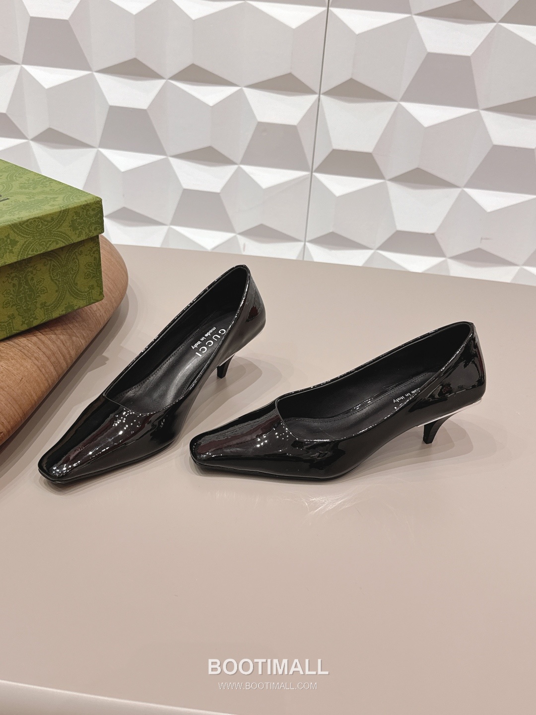 Gucci Square Toe Jacquard Mid Heel Pumps 구찌 스퀘어토 자카드 미드힐 펌프스 2