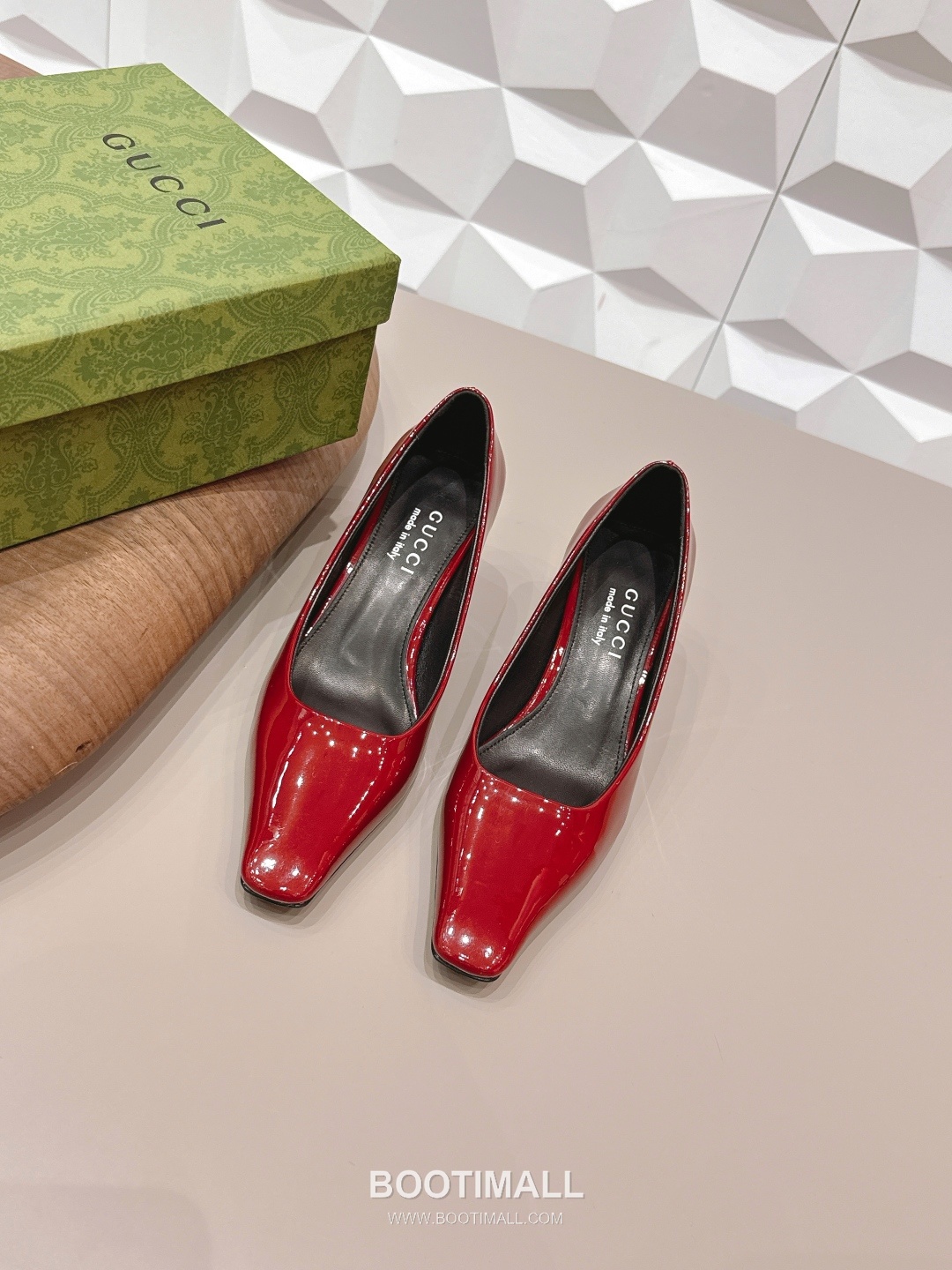 Gucci Square Toe Jacquard Mid Heel Pumps 구찌 스퀘어토 자카드 미드힐 펌프스 1