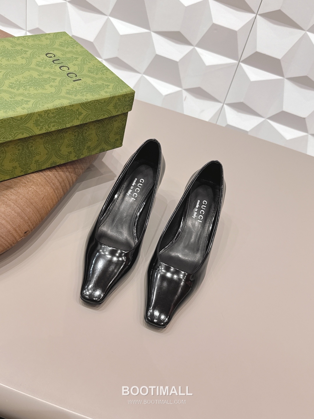 Gucci Square Toe Jacquard Mid Heel Pumps 구찌 스퀘어토 자카드 미드힐 펌프스 1