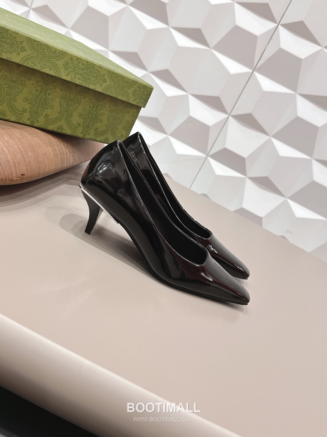 Gucci Square Toe Jacquard Mid Heel Pumps 구찌 스퀘어토 자카드 미드힐 펌프스 3