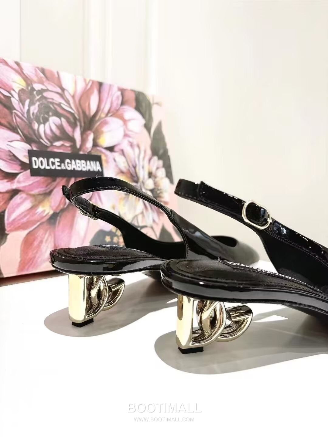 Dolce & Gabbana Patent Heel Pumps Patent Leather Lambskin Black 돌체앤가바나 페이턴트 힐 펌프스 페이턴트 레더 양가죽 블랙 7