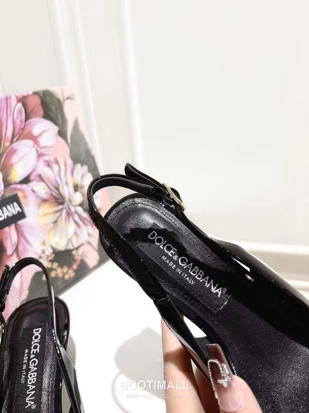 Dolce & Gabbana Patent Heel Pumps Patent Leather Lambskin Black 돌체앤가바나 페이턴트 힐 펌프스 페이턴트 레더 양가죽 블랙 8