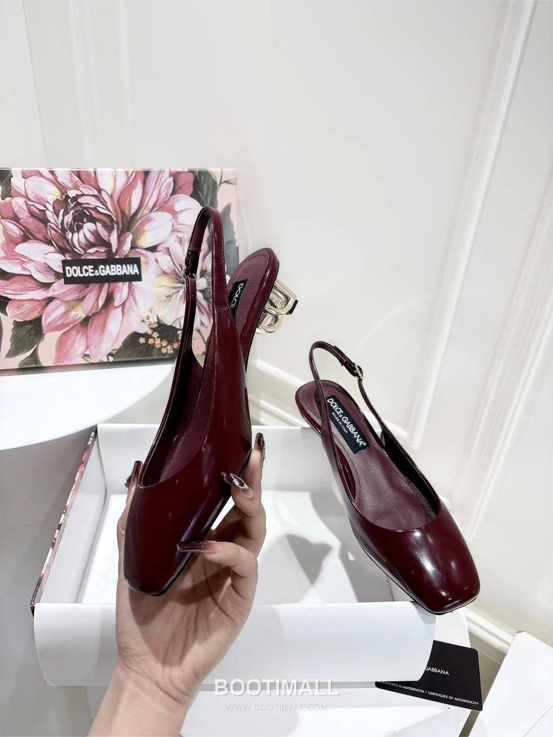 Dolce & Gabbana Patent Heel Pumps Patent Leather Lambskin Black 돌체앤가바나 페이턴트 힐 펌프스 페이턴트 레더 양가죽 블랙 3