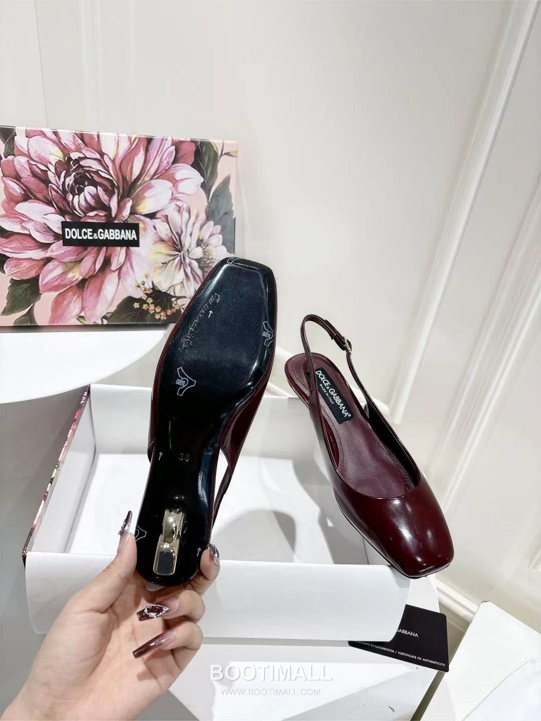 Dolce & Gabbana Patent Heel Pumps Patent Leather Lambskin Black 돌체앤가바나 페이턴트 힐 펌프스 페이턴트 레더 양가죽 블랙 4