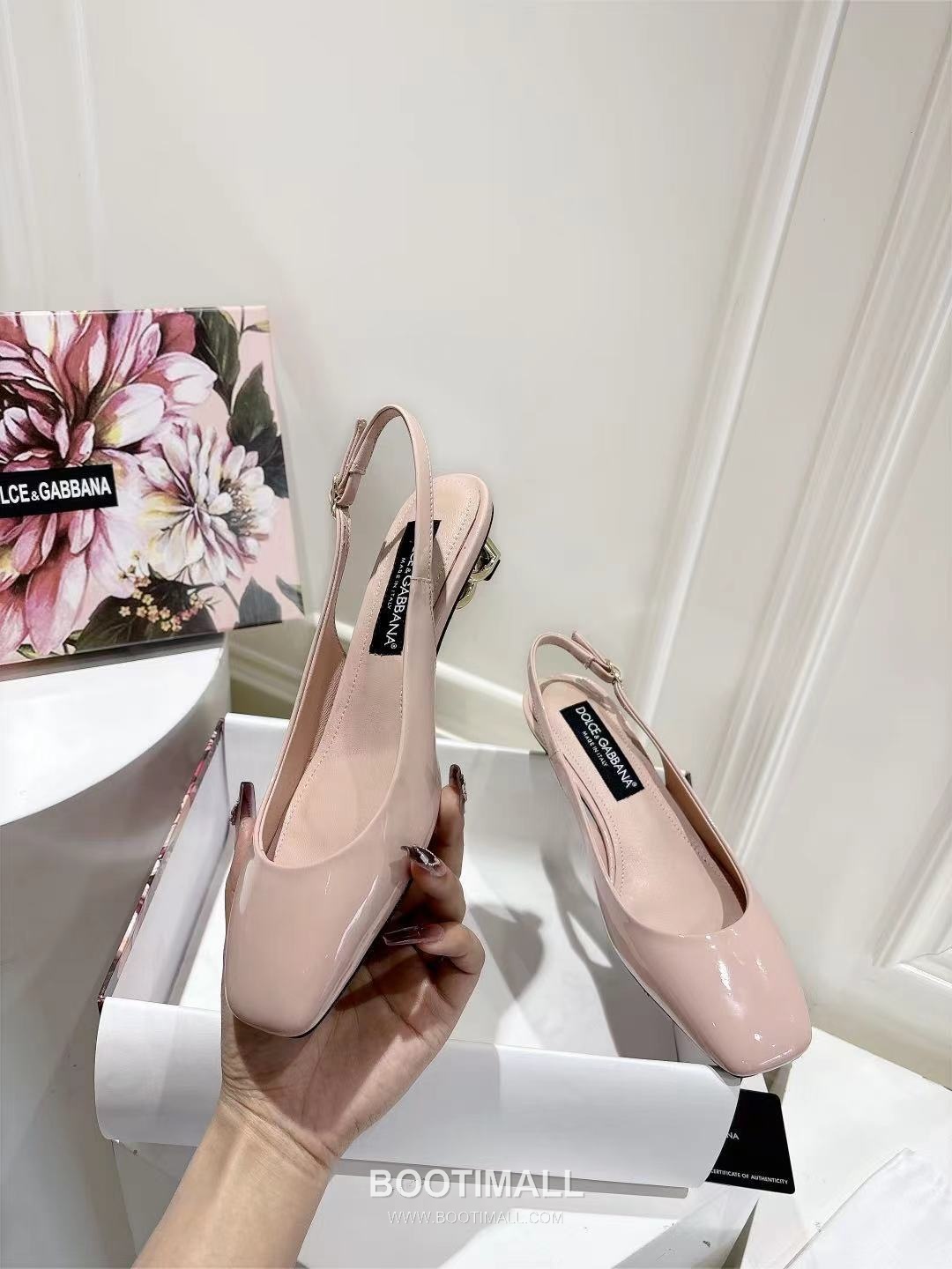 Dolce & Gabbana Patent Heel Pumps Patent Leather Lambskin Black 돌체앤가바나 페이턴트 힐 펌프스 페이턴트 레더 양가죽 블랙 3